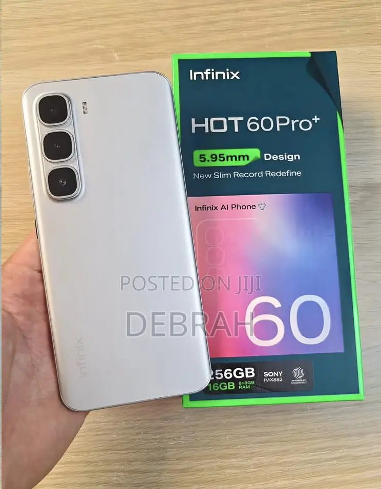 New Infinix Hot 60 Pro+ 256 GB White