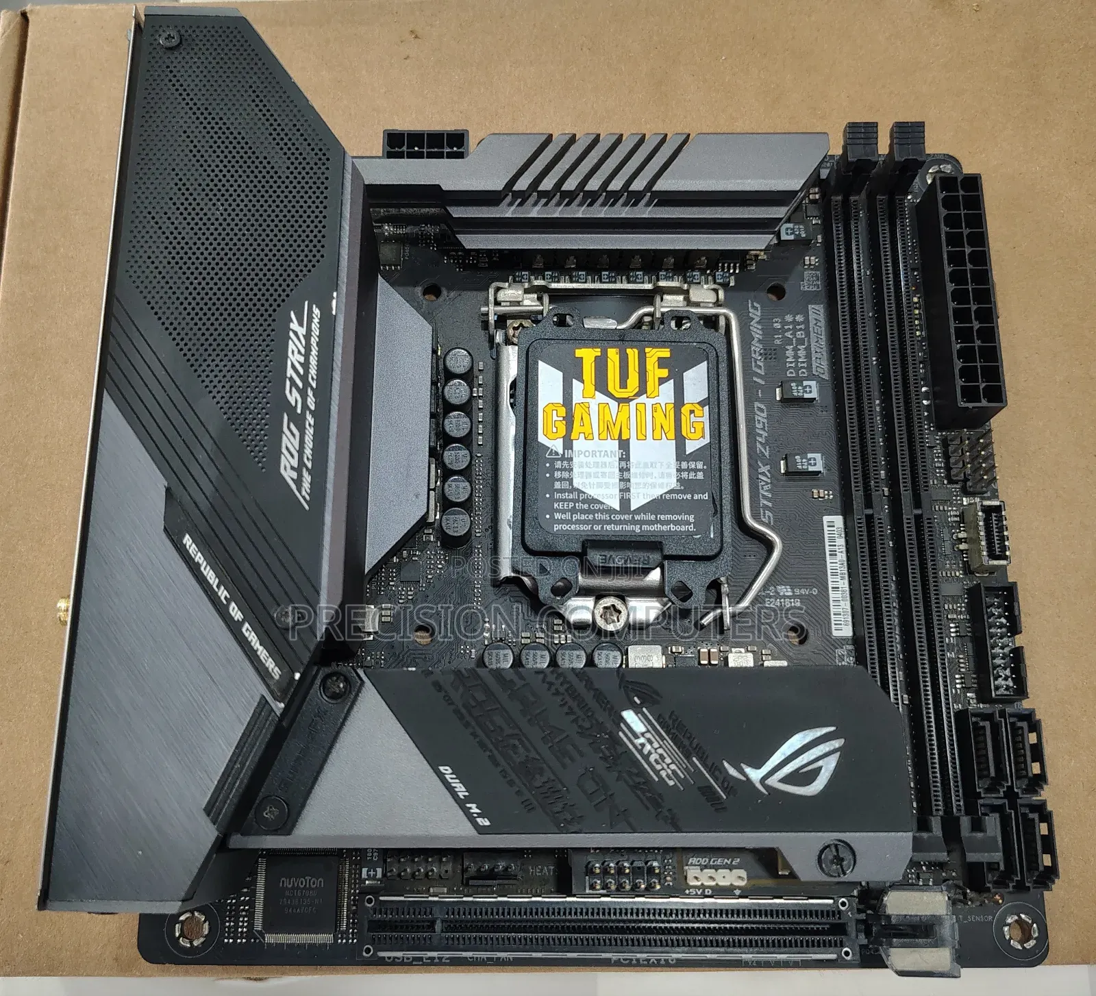 Asus Rog Strix Z490-I Intel 10th/11th Gen Itx Board