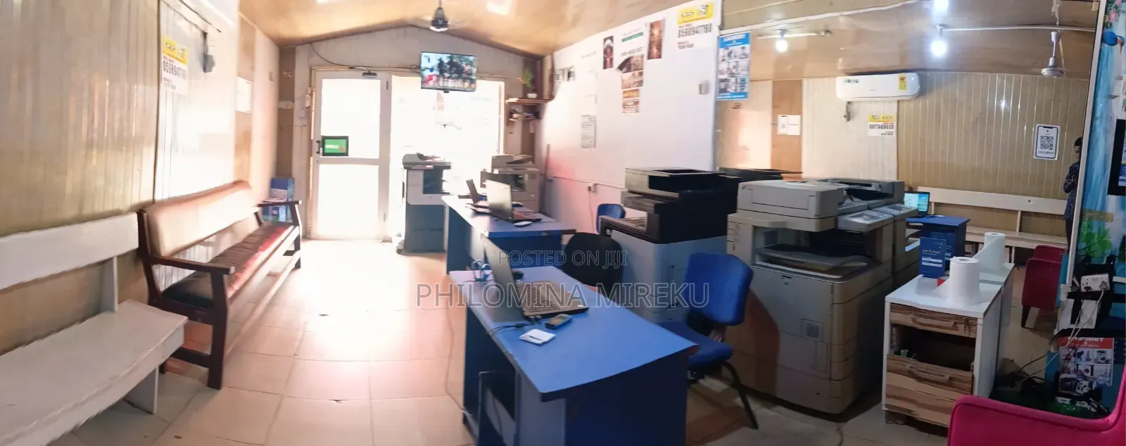 Printing and Passport Pictures Shop for Rent