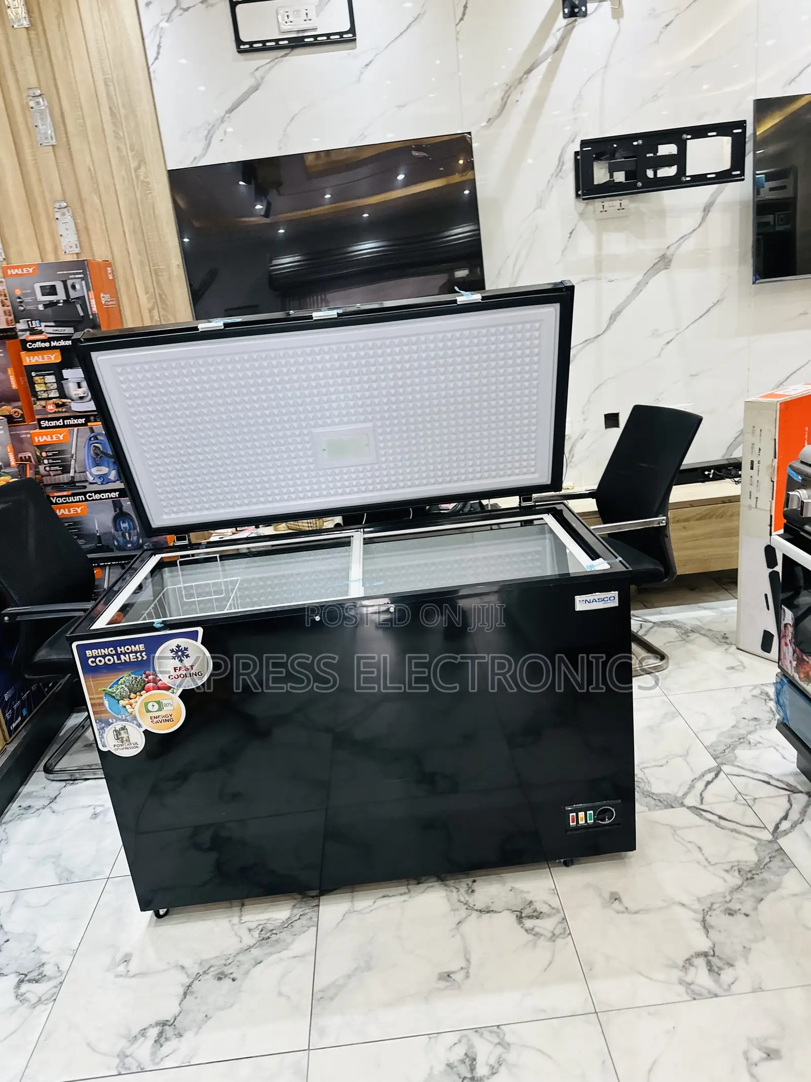 Spectacular Performance Chest Freezer Single Door 400l Nasco