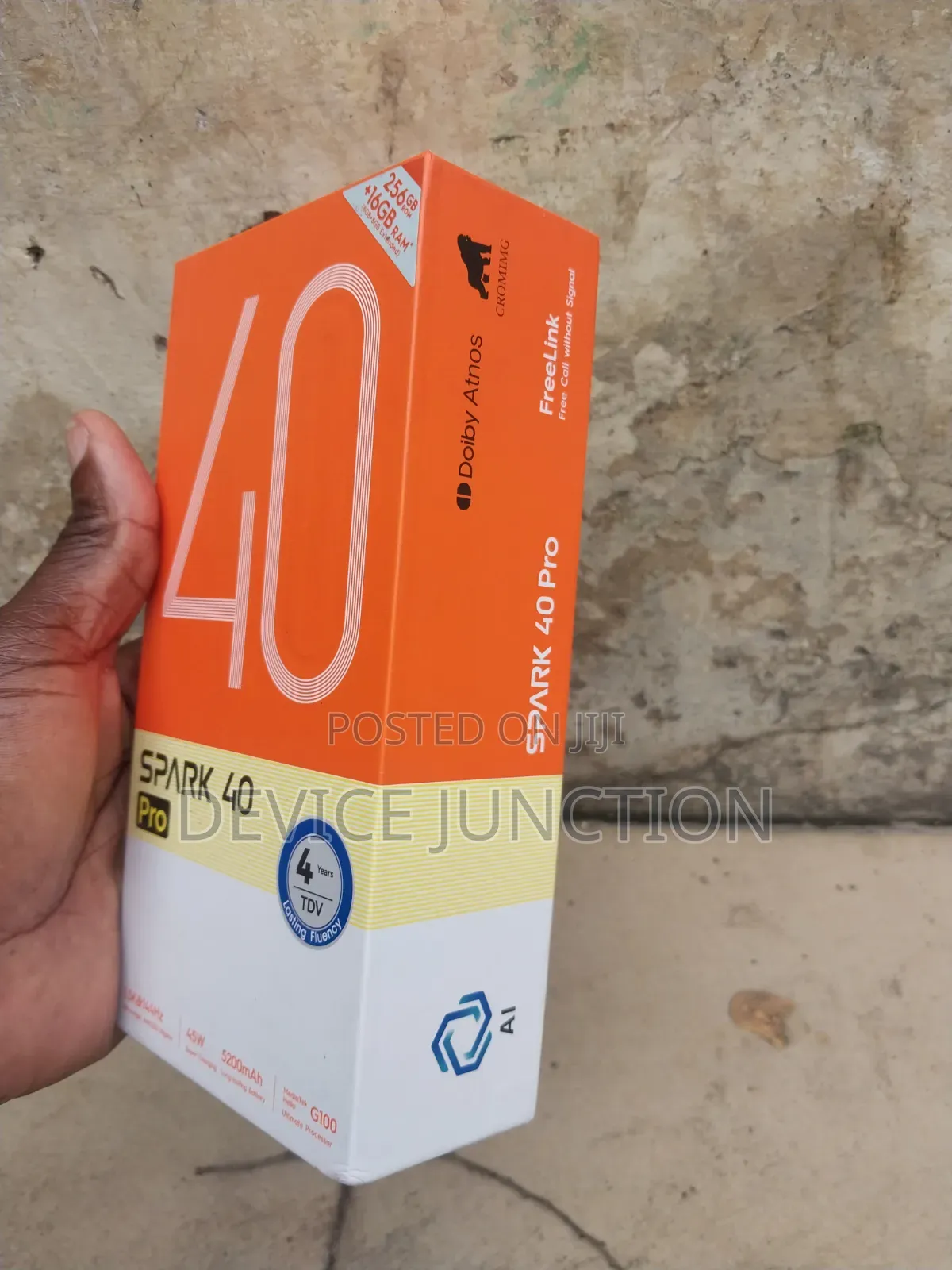 New Tecno Spark 40 Pro 256 GB Black