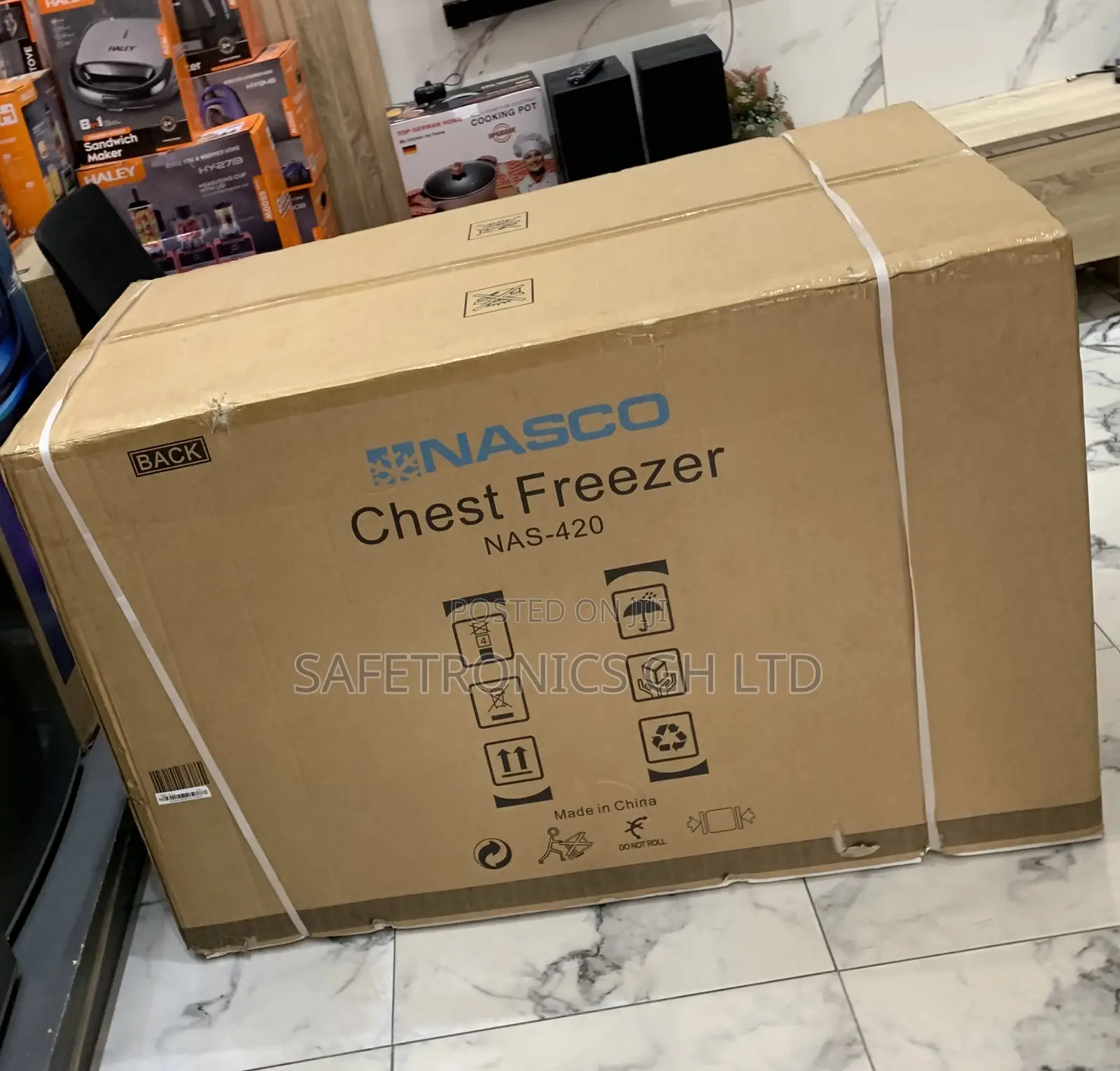 Durable Best Nasco 380ltrs Chest Freezer- Nas-420