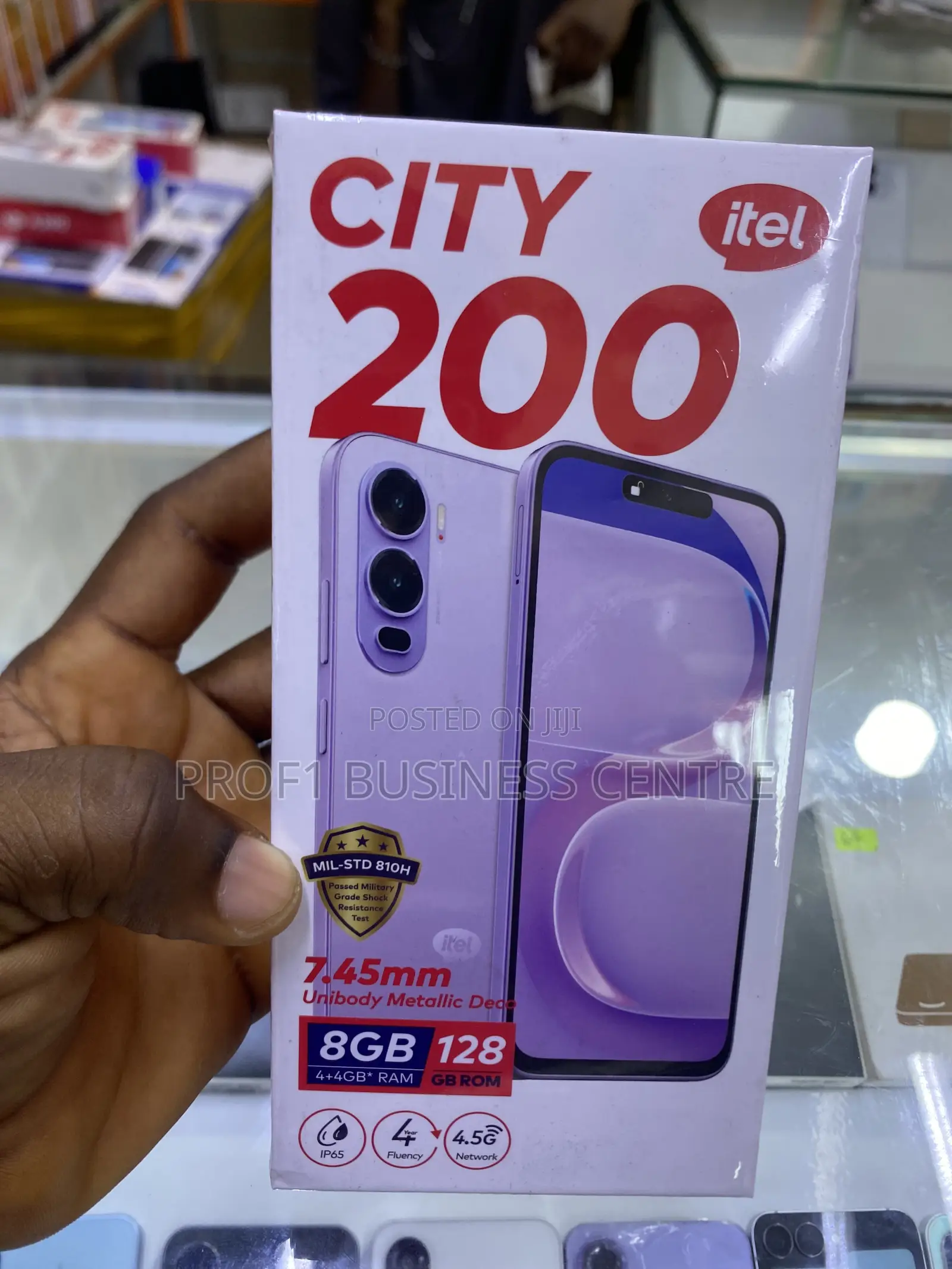 New Itel City 200 128 GB Black