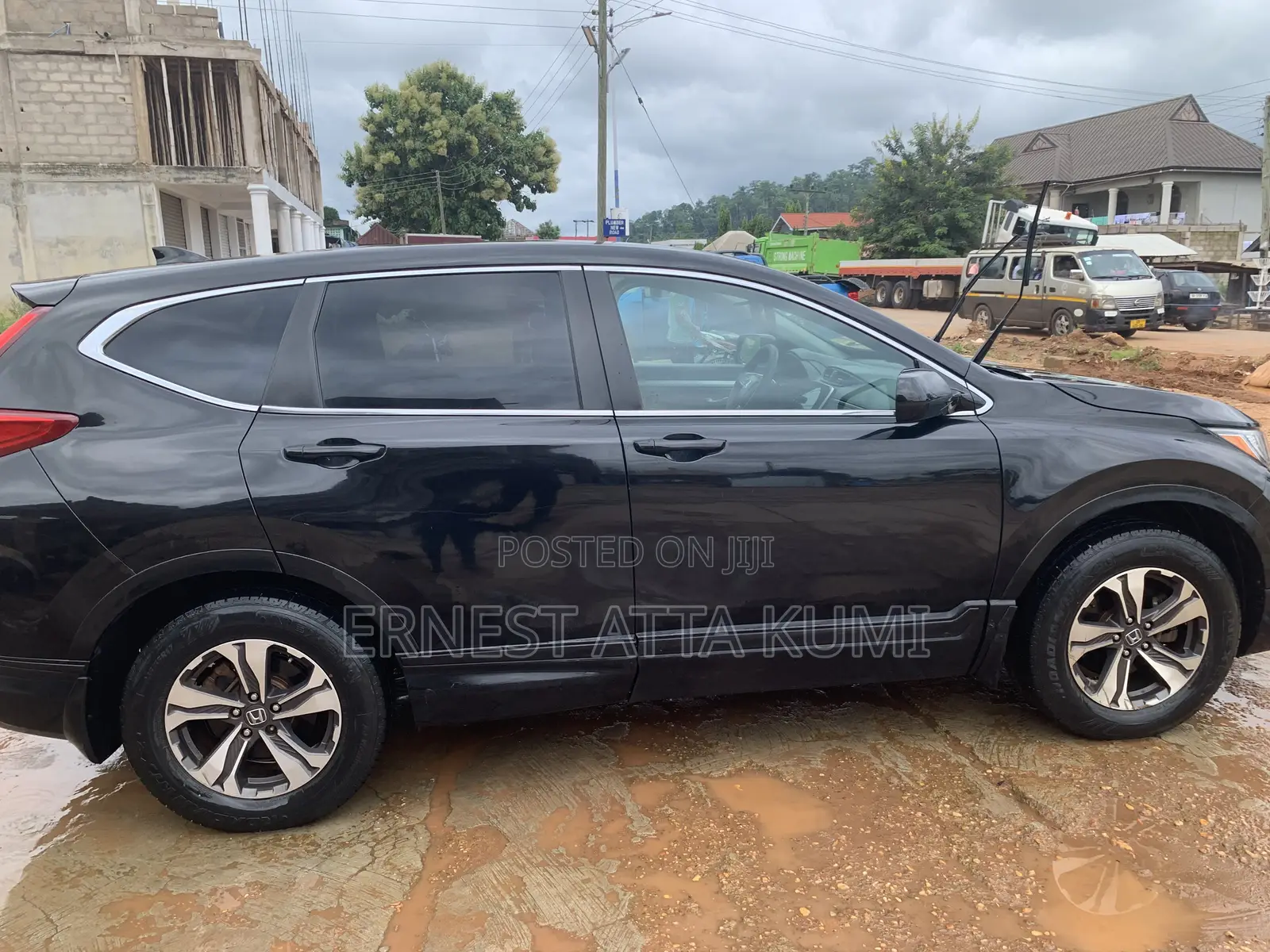 Honda CR-V EX-L 4dr SUV AWD (1.5L 4cyl CVT) 2017 Black