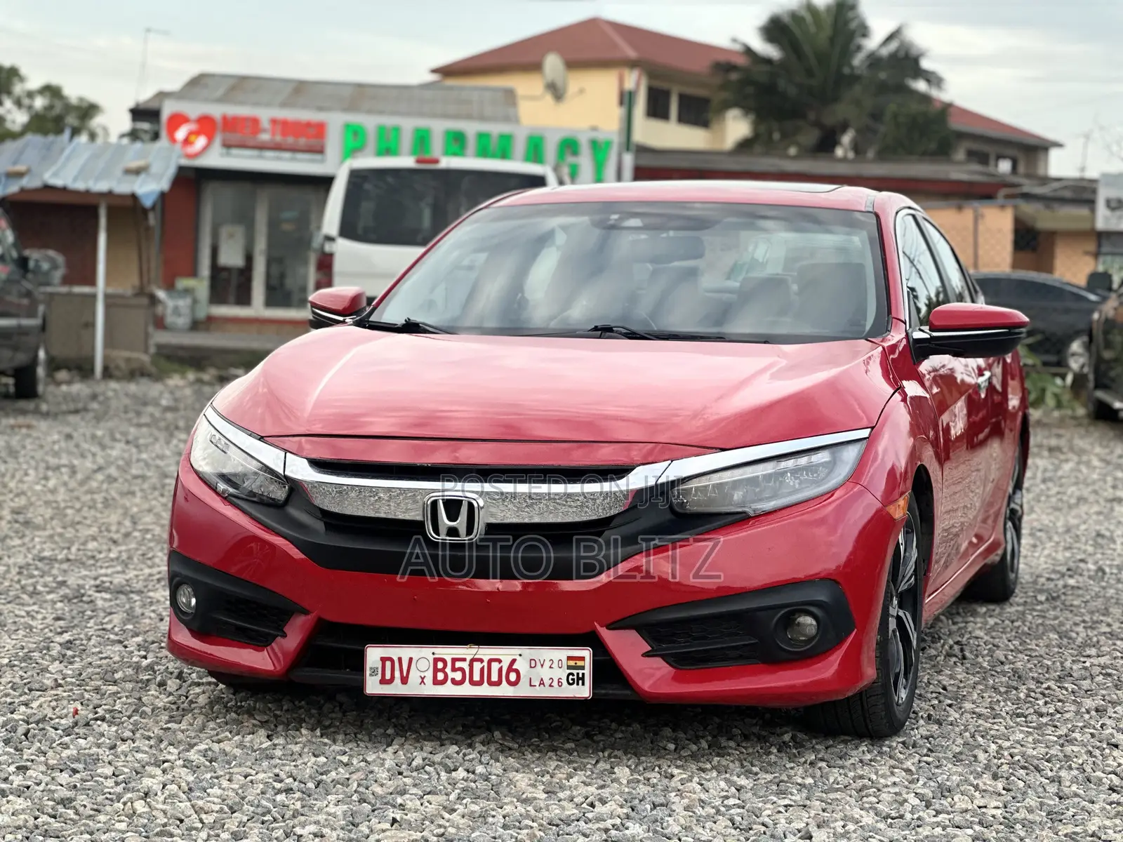 Honda Civic Touring 2dr Coupe (1.5L 4cyl) 2016 Red