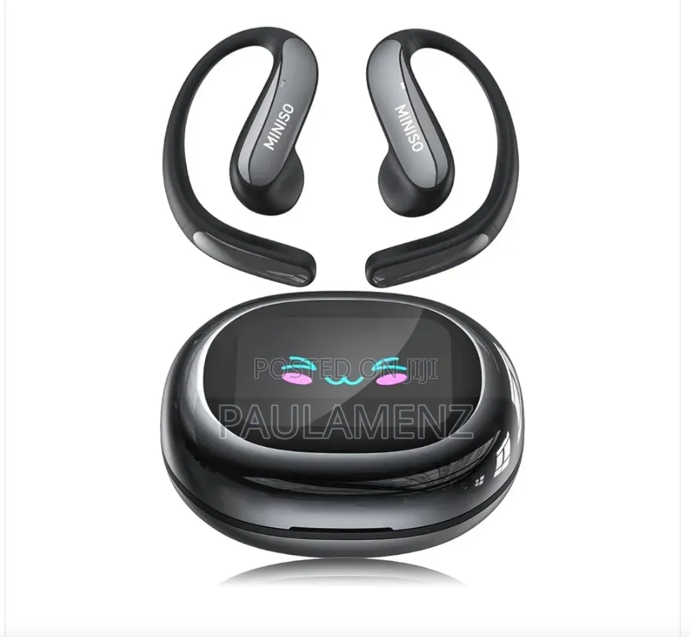 Miniso Ms203 Ai Translation Earbuds With Sd Card Slot and Touchscreen.
