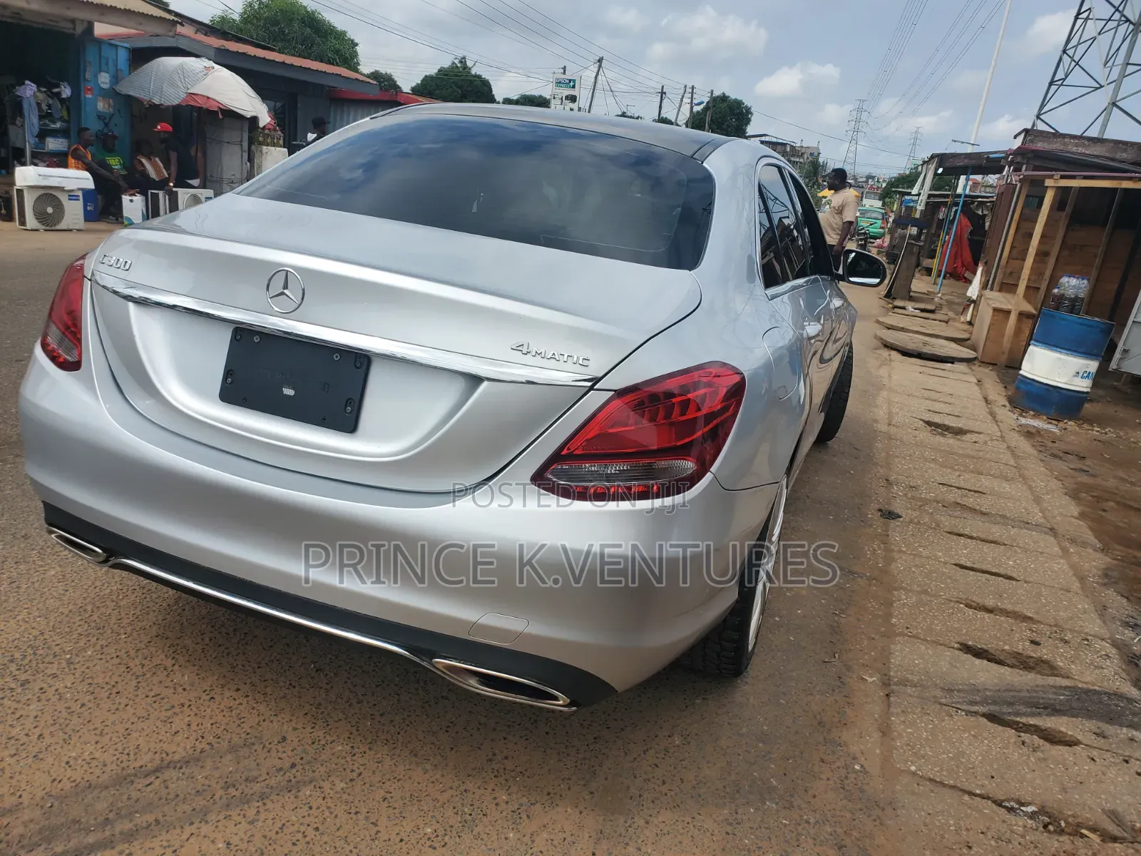 Mercedes-Benz C300 Base 4Matic Coupe AWD (2.0L 4cyl 7A) 2017 Silver