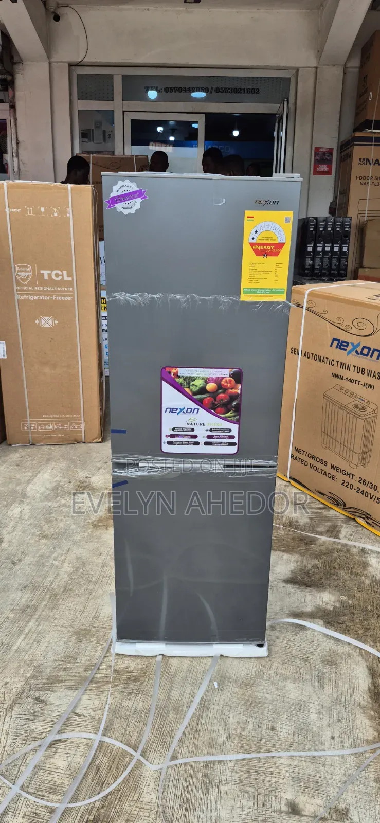 High Energy Efficency of Nexon Bottom Freezer Available