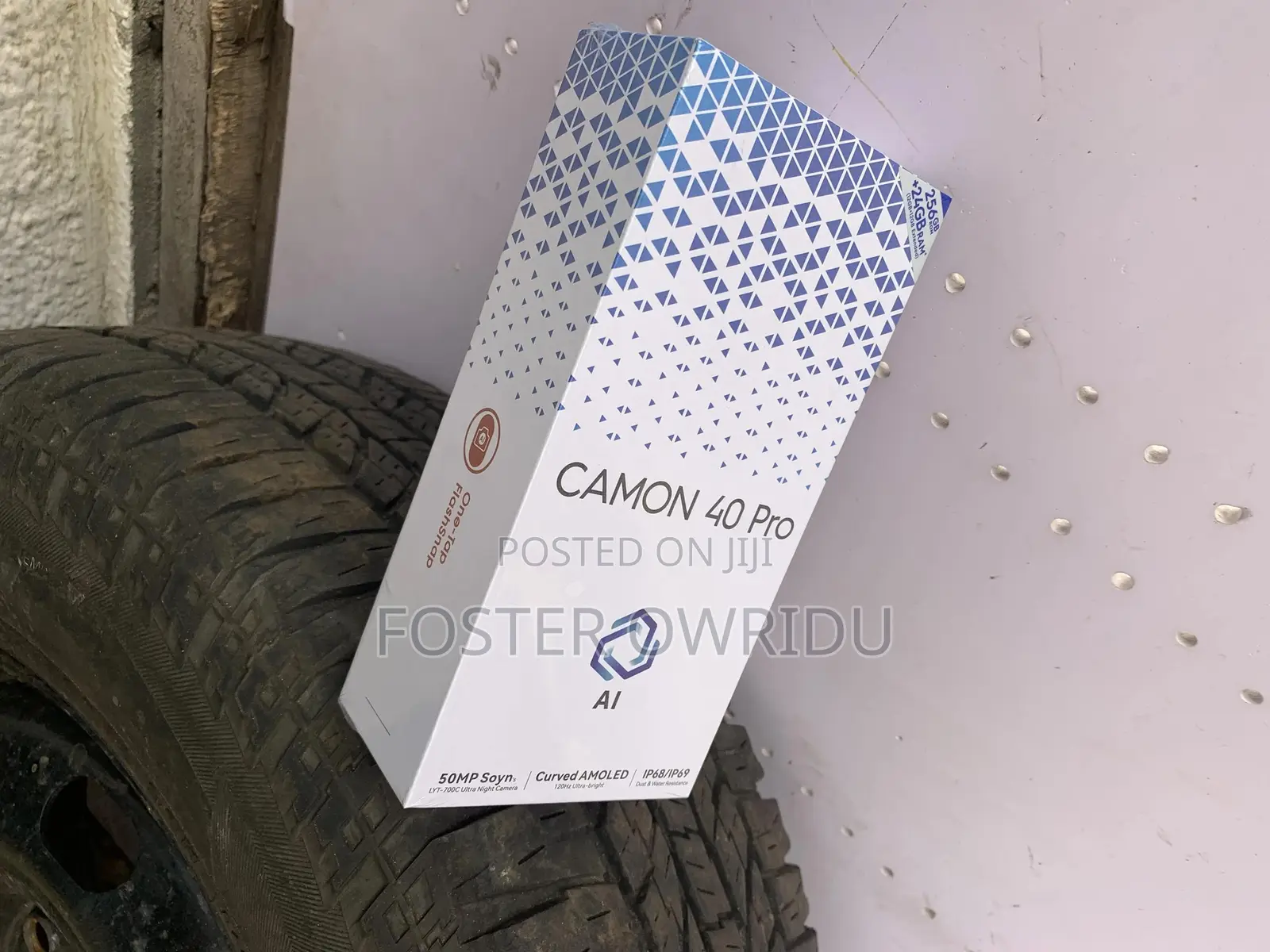 New Tecno Camon 40 Pro 5G 256 GB Black