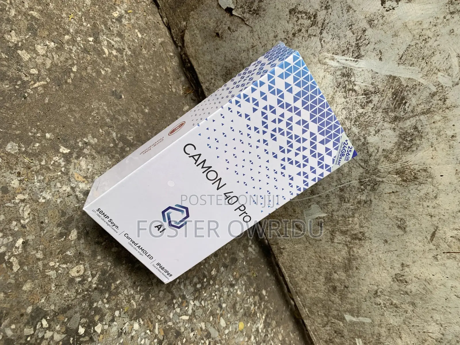 New Tecno Camon 40 Pro 5G 256 GB Black