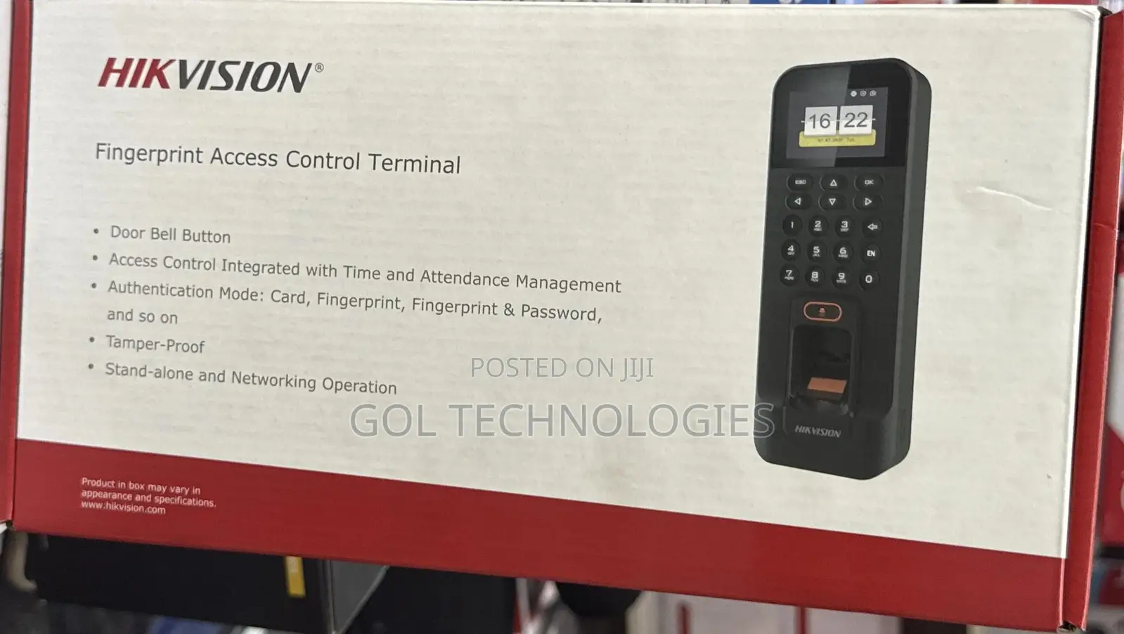 Hikvision Fingerprint Access Control Terminal Ds-k1t804amf