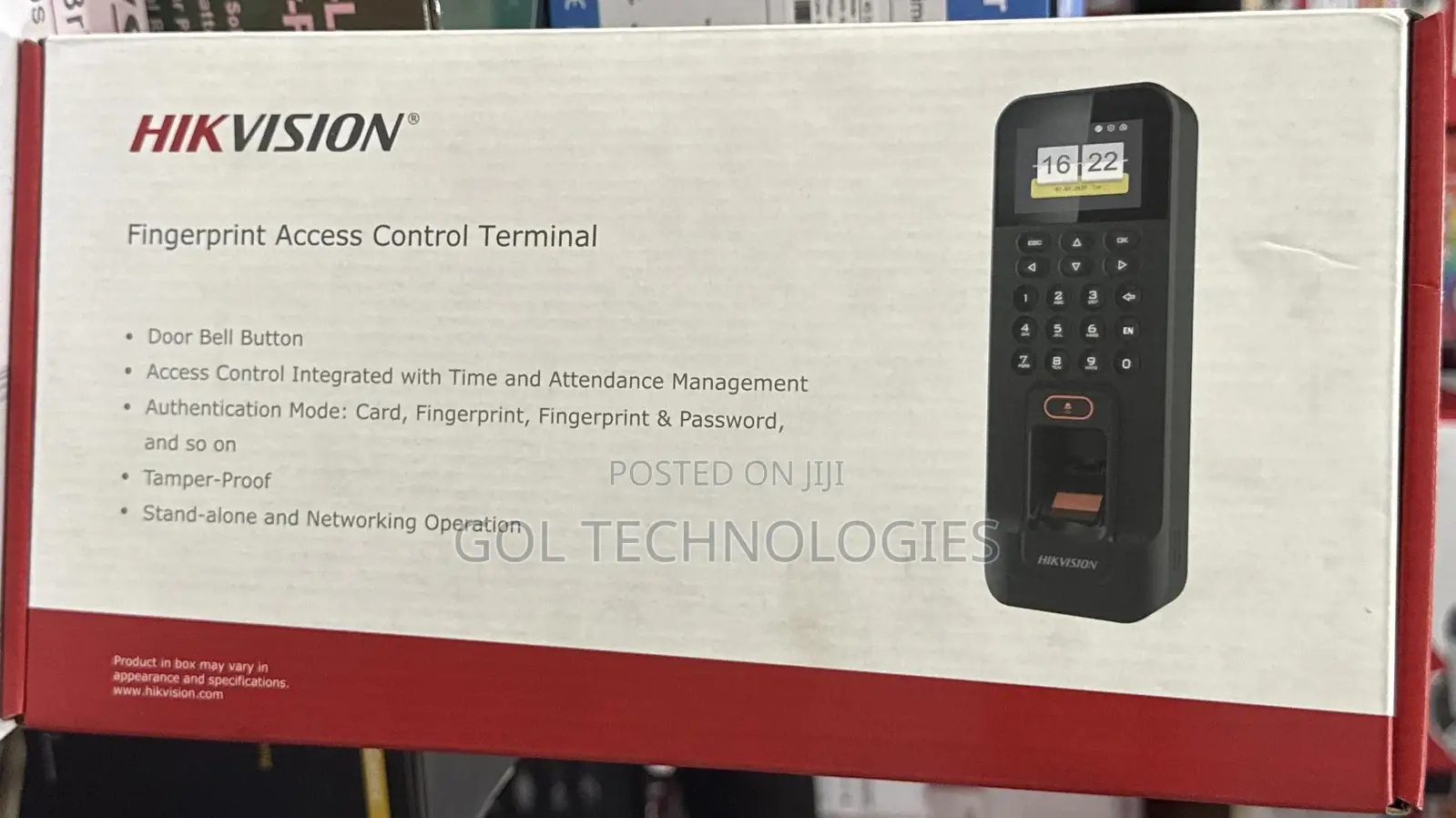 Hikvision Fingerprint Access Control Terminal Ds-k1t804amf