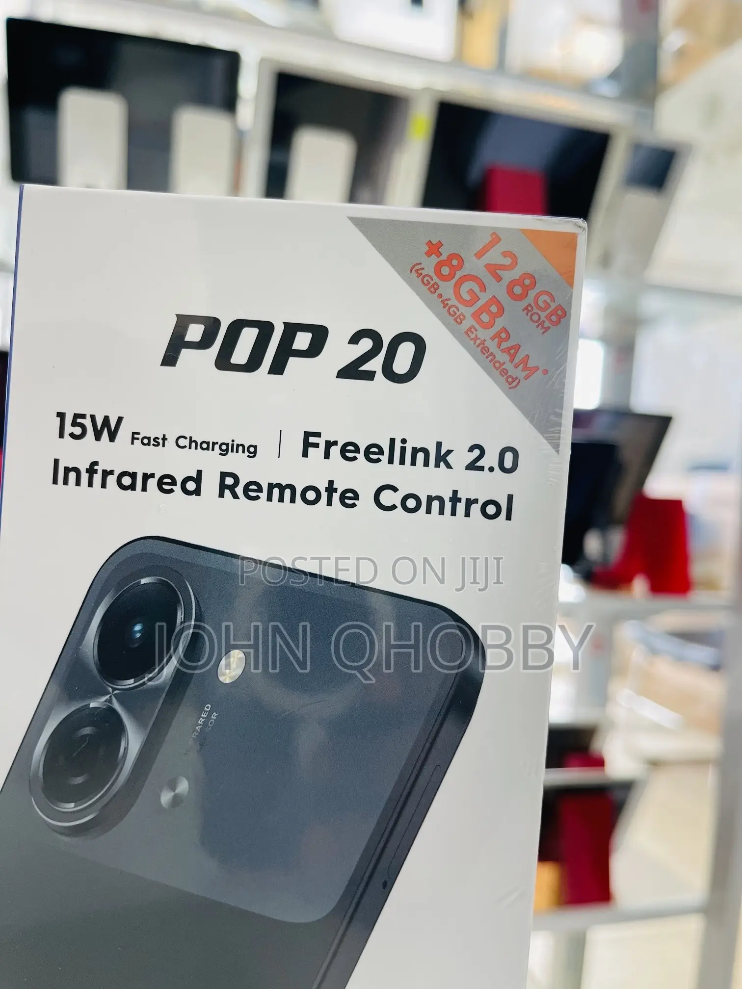 New Tecno Pop 20 128 GB Orange