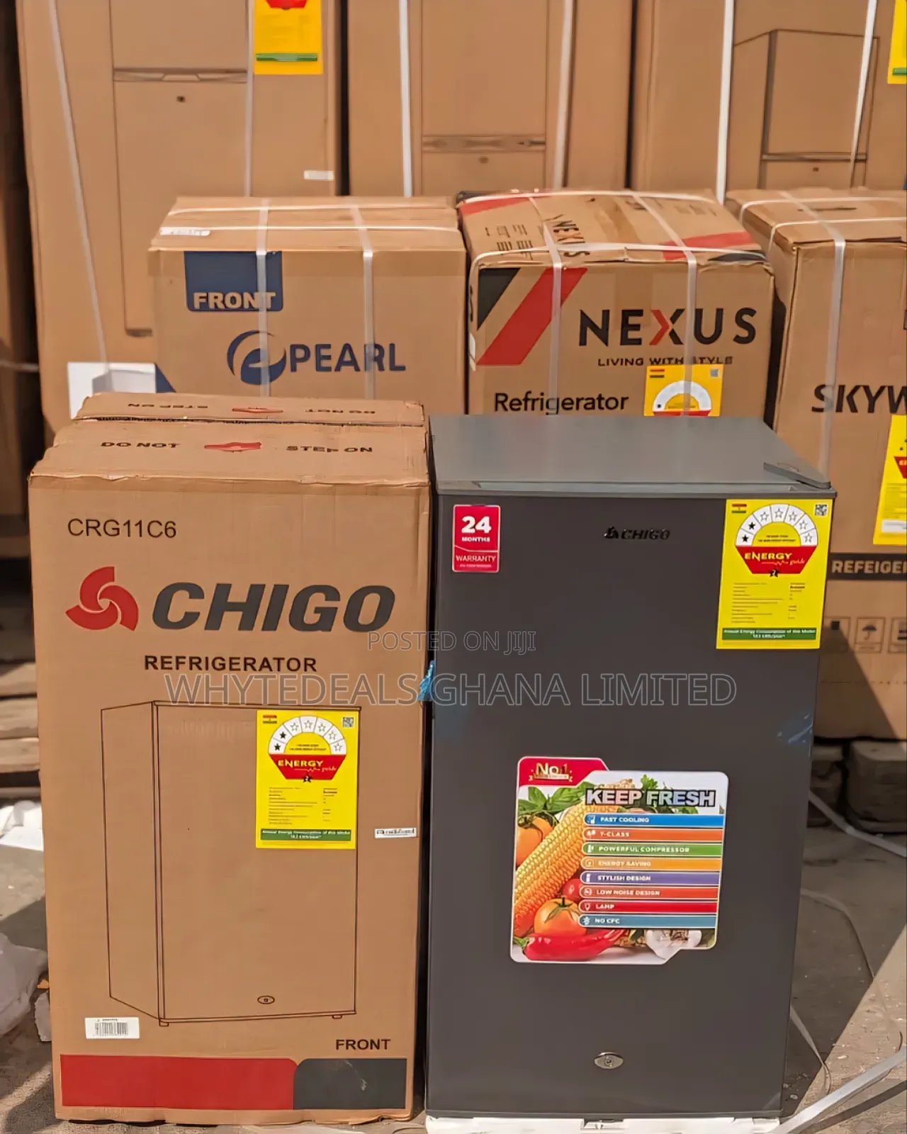 Chigo Table Top Refrigerator| 90_liters| Energy Saving| Frost Free|