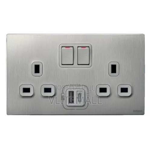 Lg 281136bb Mallia Bs 2g Sw. Socket 13a W/Usb A+C