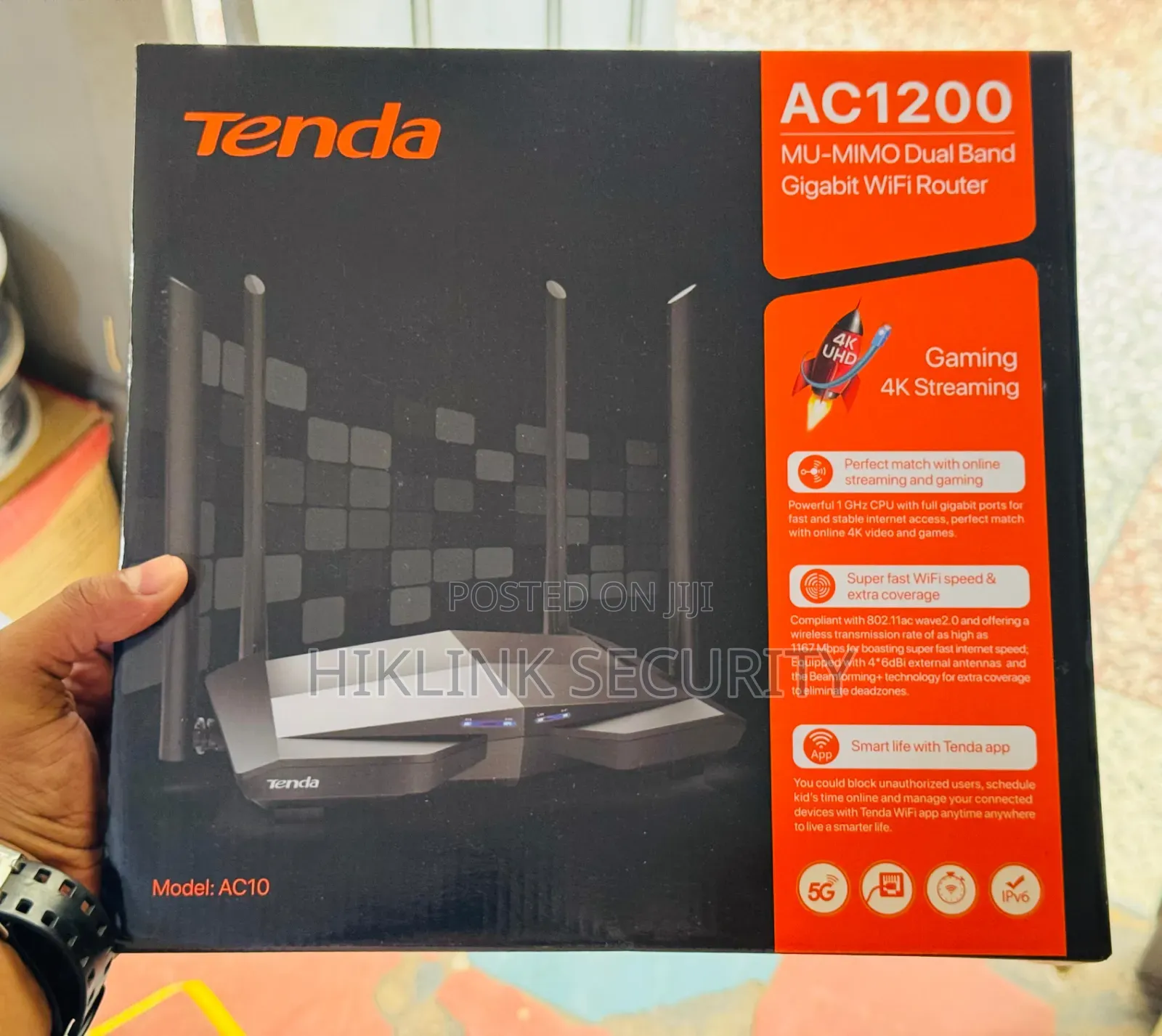 Tenda Gigabit Router Ac 1200 Dual Band