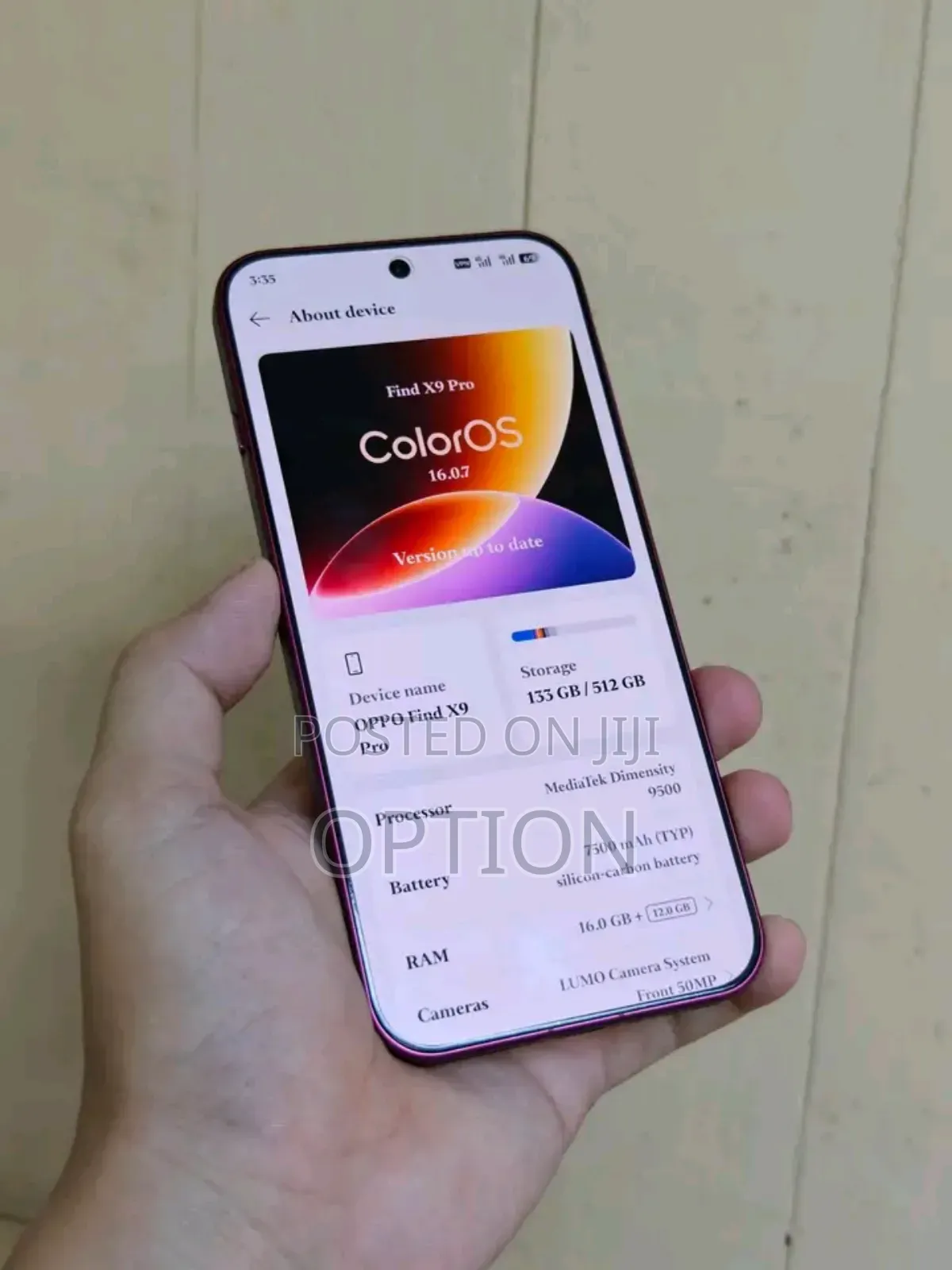 Oppo Find X9 Pro 512 GB Pink