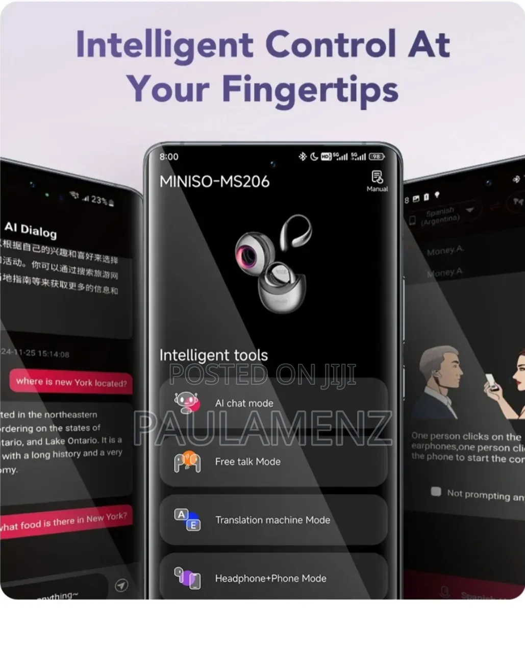 Miniso Ms206, Ai Translation Earbuds