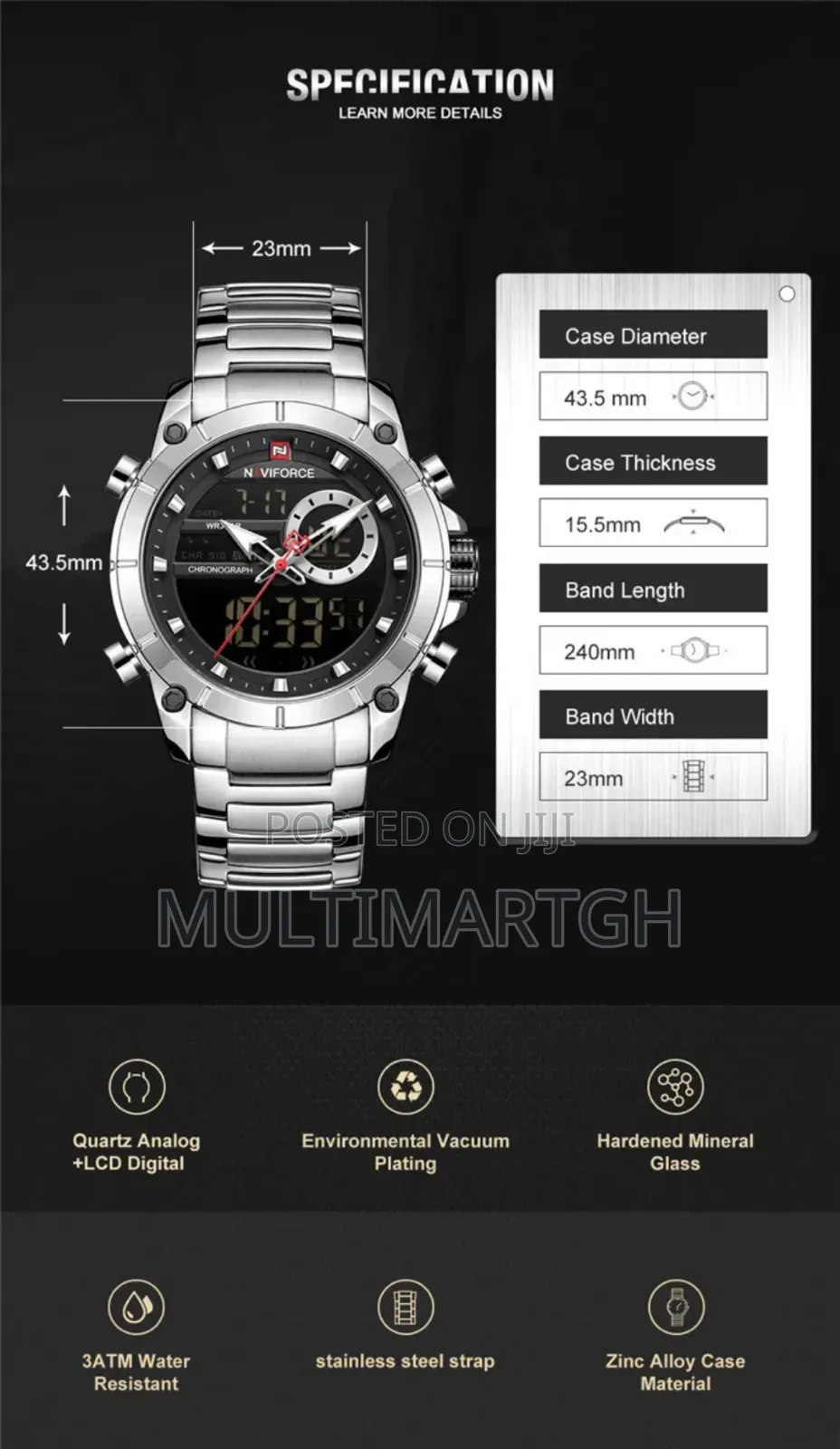 Naviforce 9163 Watch