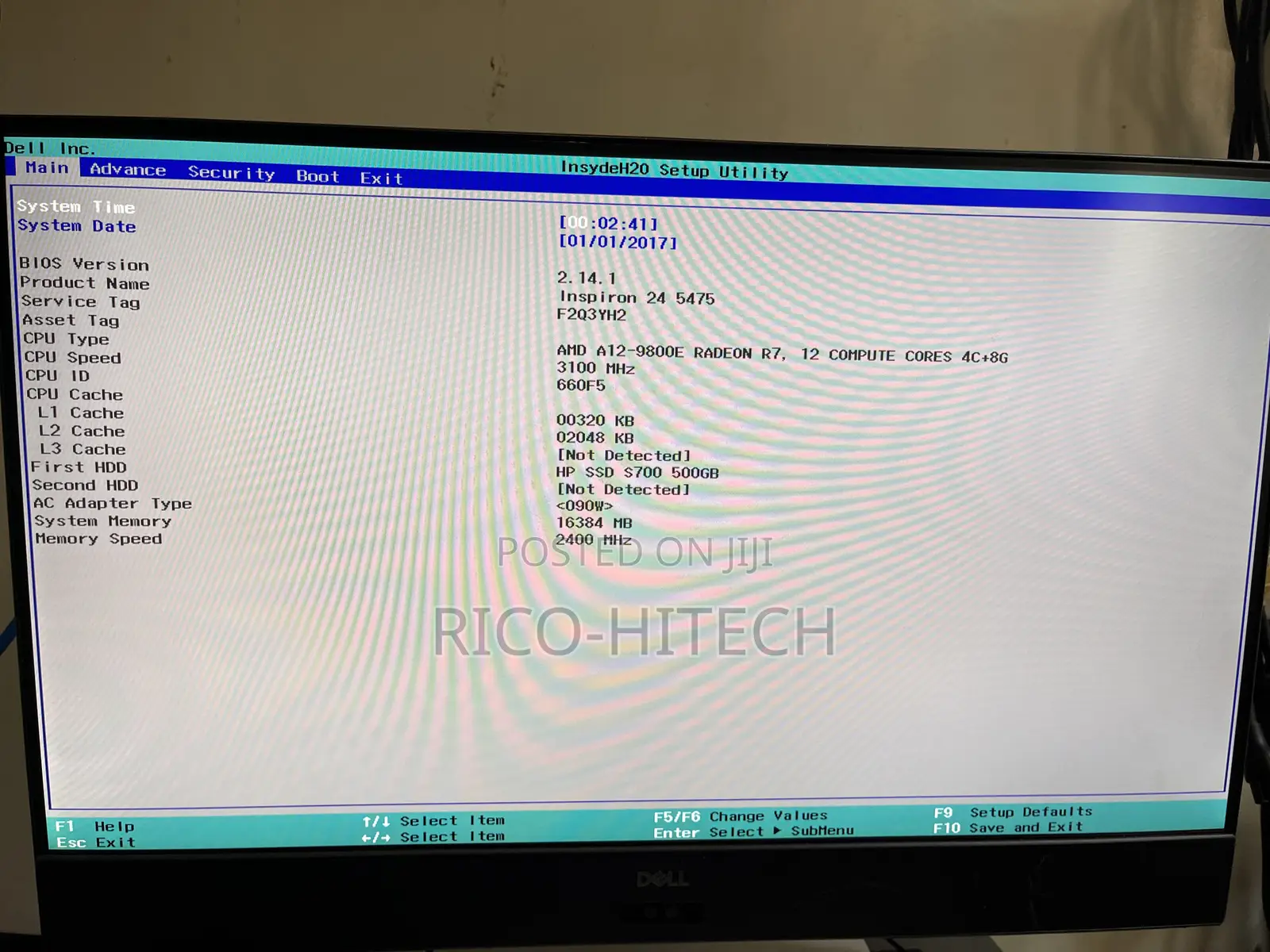 Desktop Computer Dell Inspiron 24 5000 16GB AMD Ryzen 7 SSD 512GB