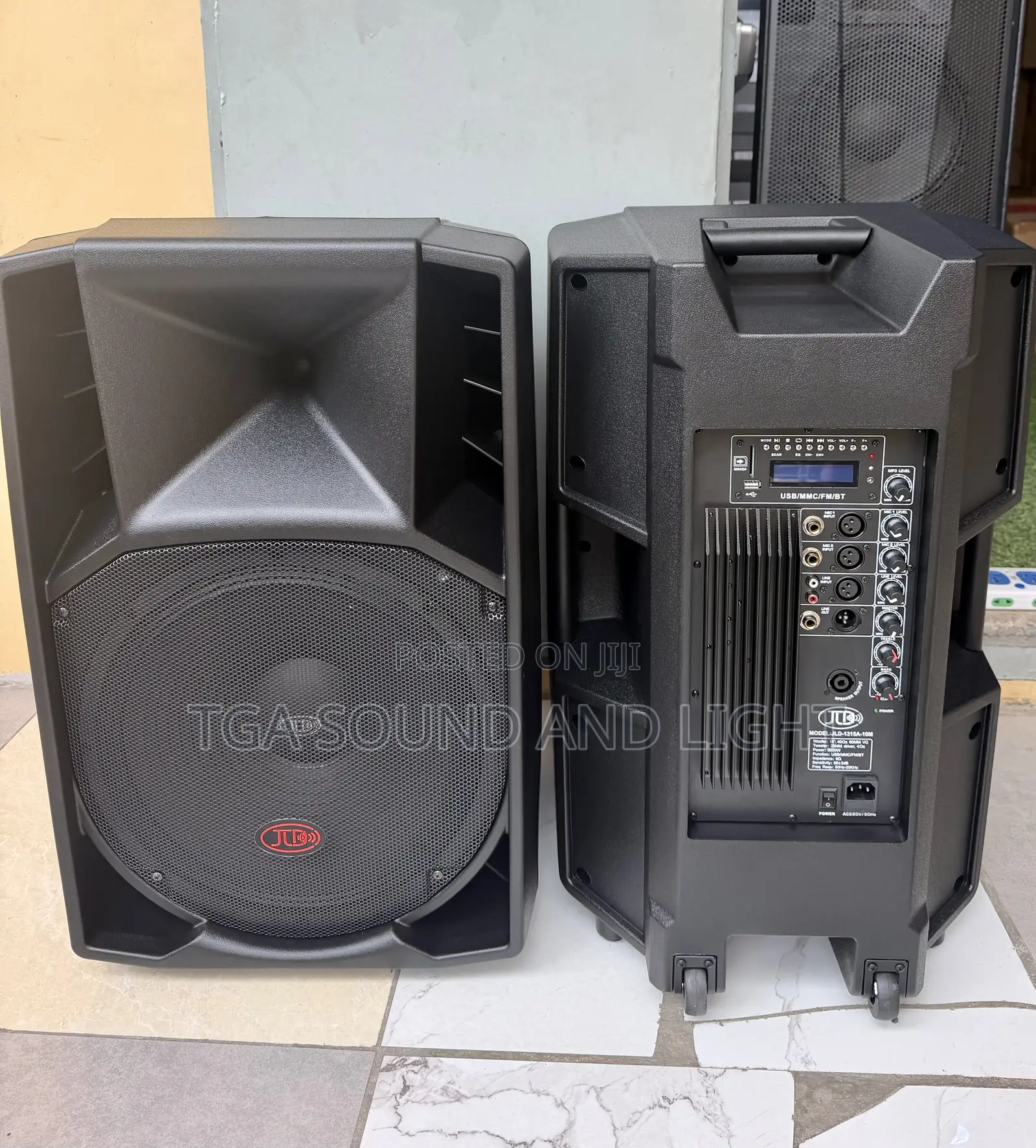 JLD 15 Inches Active Monitors/Speakers - [Pair]