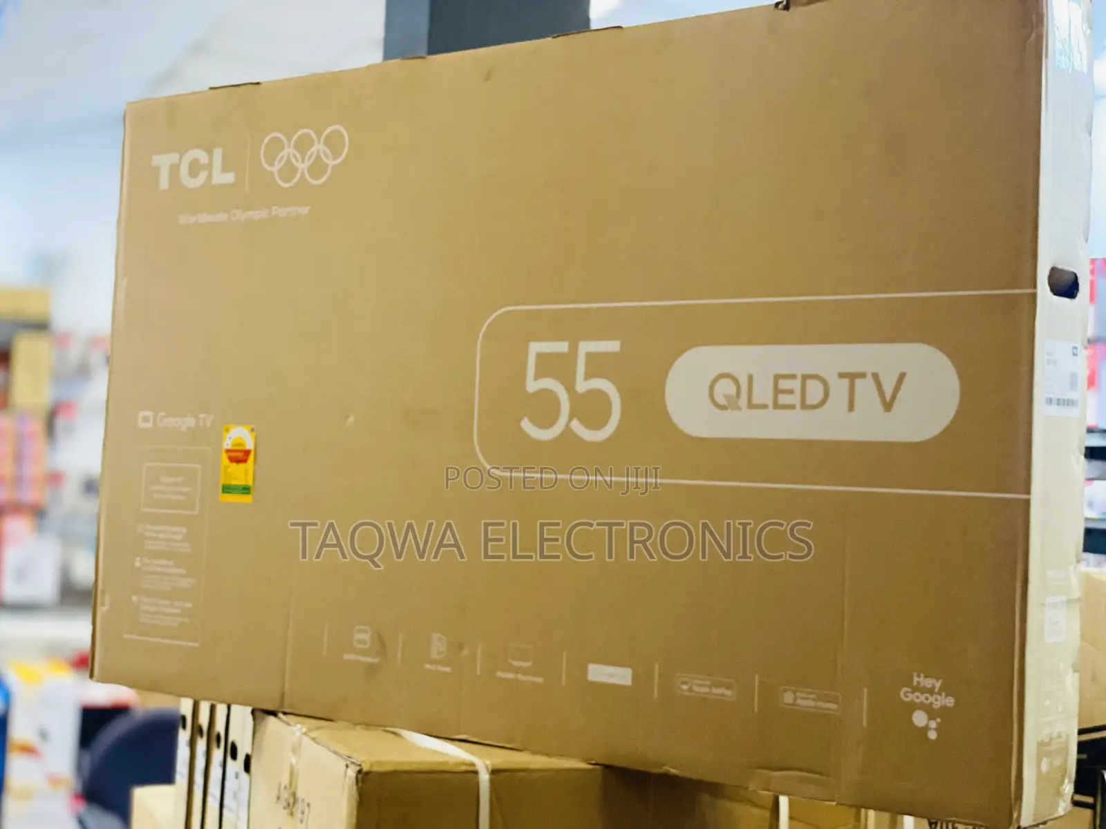 Most Vivid TCL 55-Inch Qled Android Google Tv