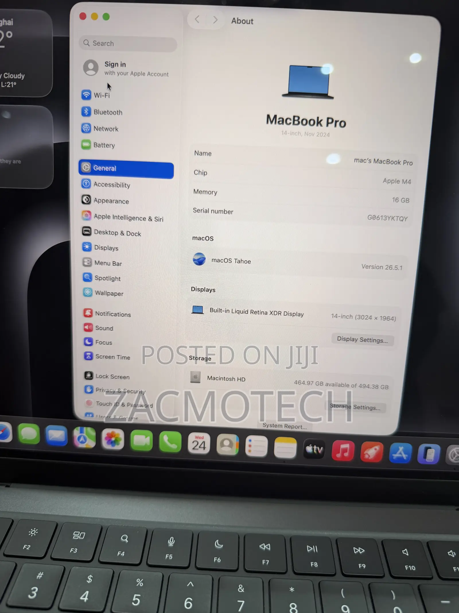 Laptop Apple MacBook Pro 2024 M4 16GB Apple M4 SSD 512GB