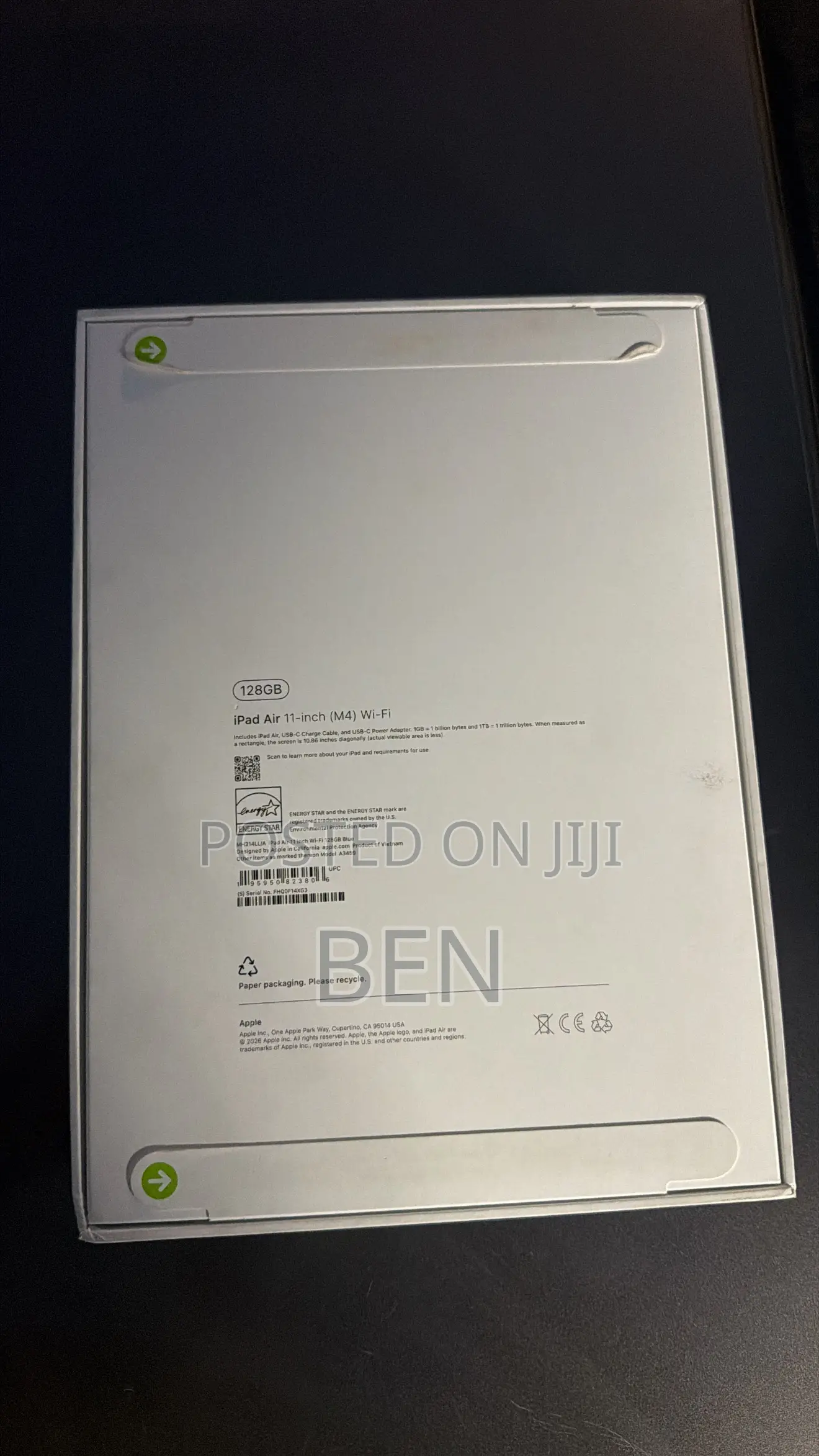 New Apple iPad Air 11 (2026) 128 GB Blue