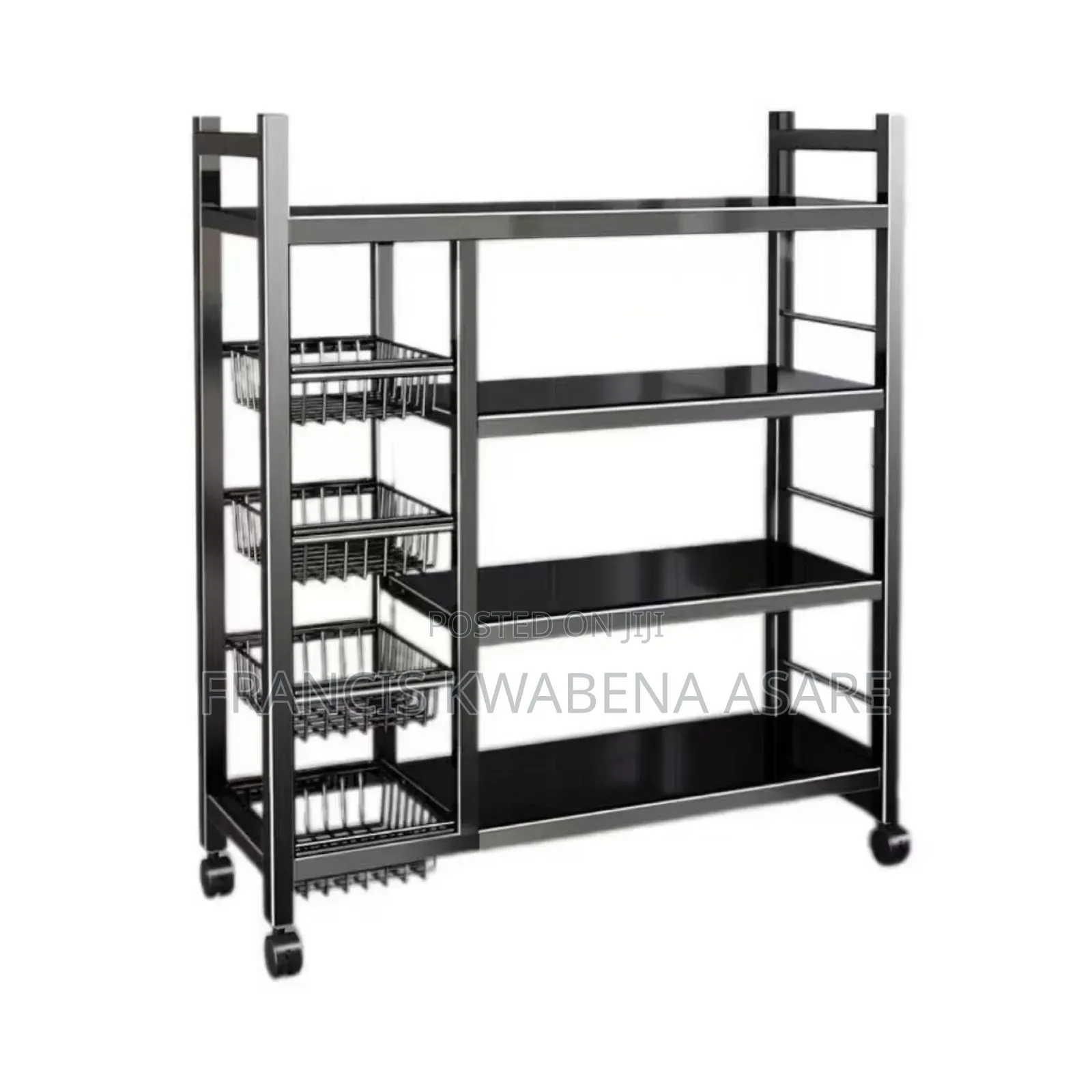 Metal Kitchen Rack 90cm×32cm×135cm