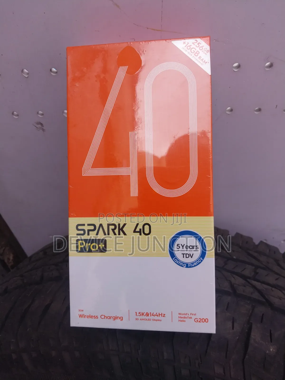 New Tecno Spark 40 Pro+ 256 GB Black