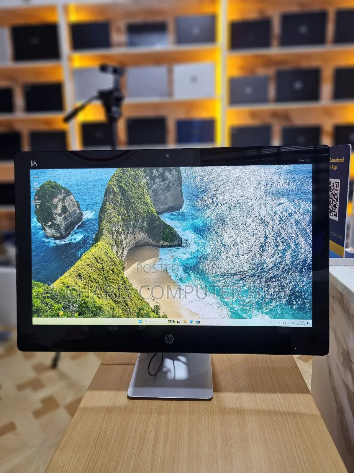 Desktop Computer HP Pavilion 24 8GB AMD A6 HDD 2T