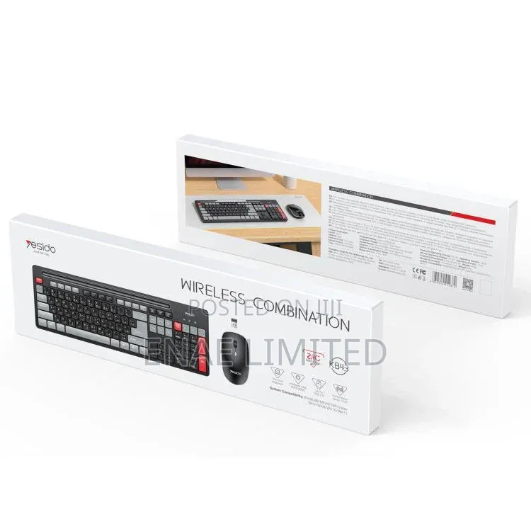 Yesido Wireless Keyboard Mouse