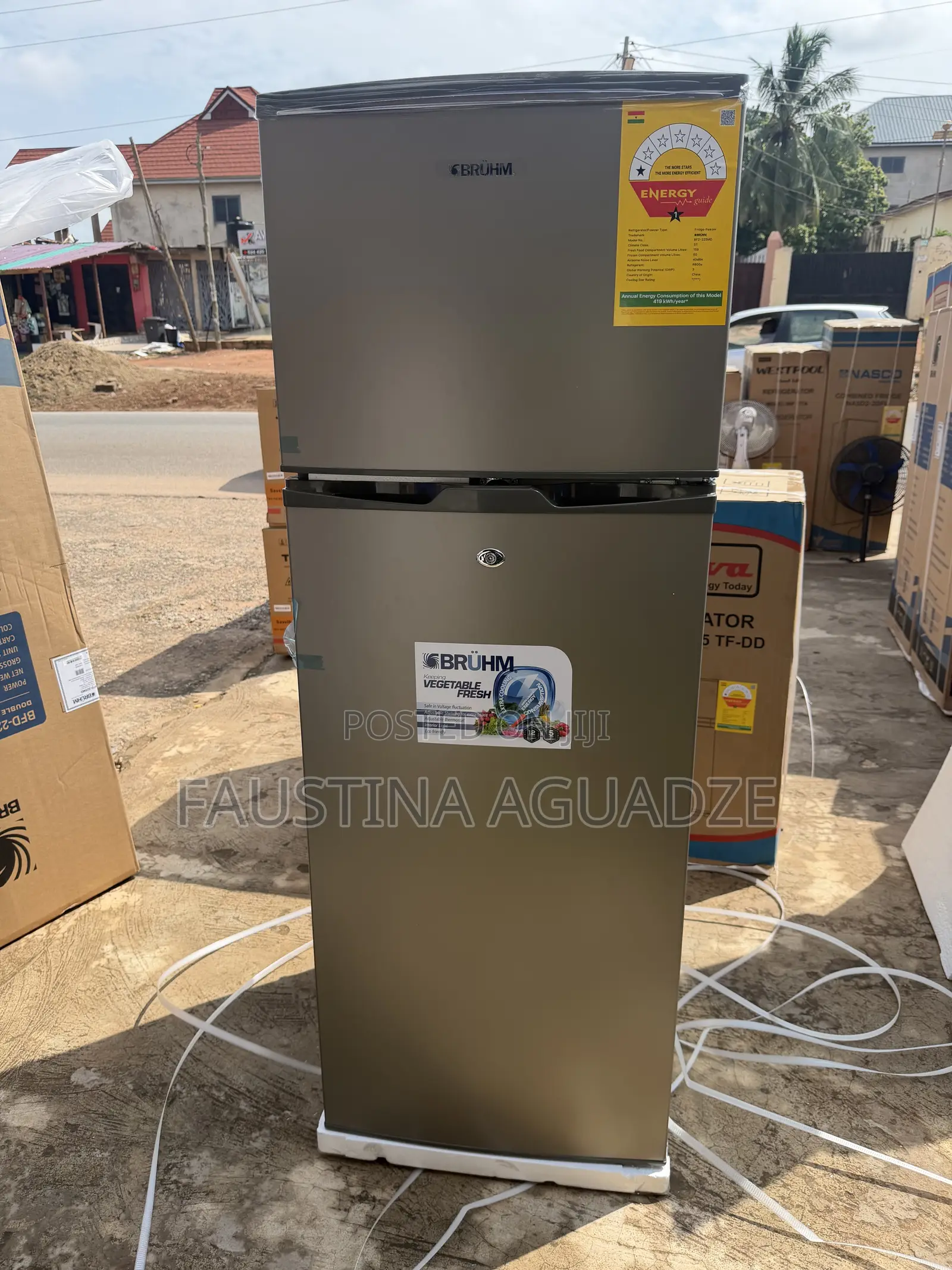 Bruhm BFD 228 Top Mount Fridge