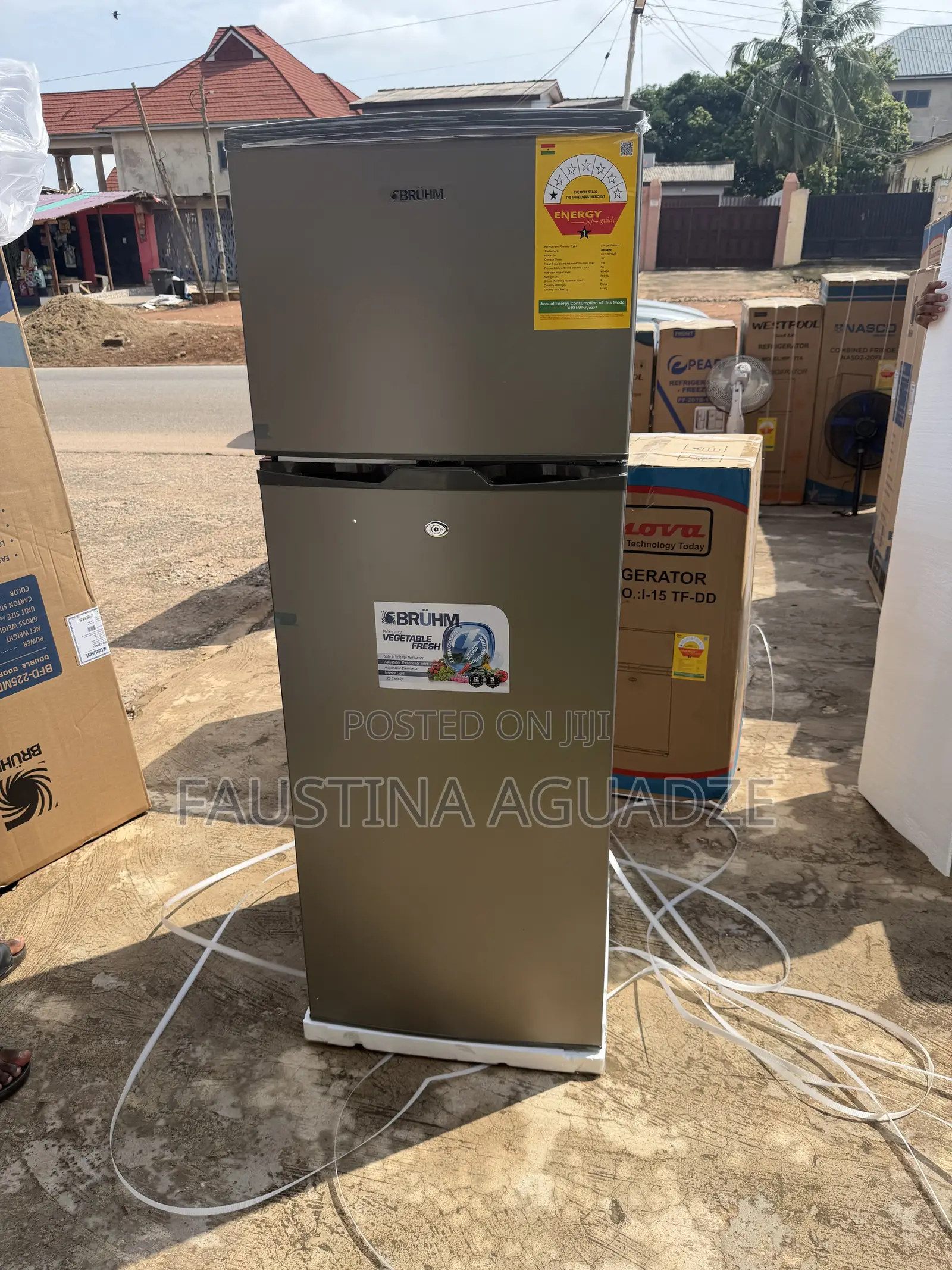 Bruhm BFD 228 Top Mount Fridge