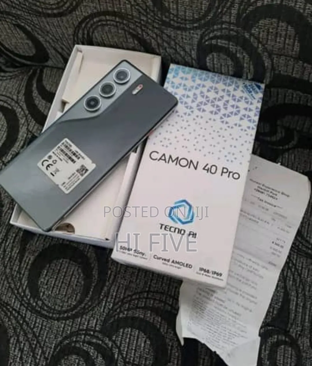 New Tecno Spark 40 Pro 256 GB Black
