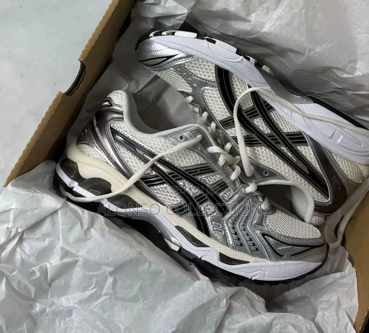 Asics Gel Kanayo 14 Metallic Silver