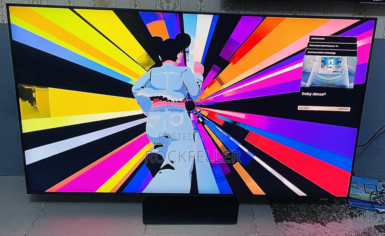 Uk Used Samsung Neo Qled Uhd HDR Smart Digital Satellite 55inch