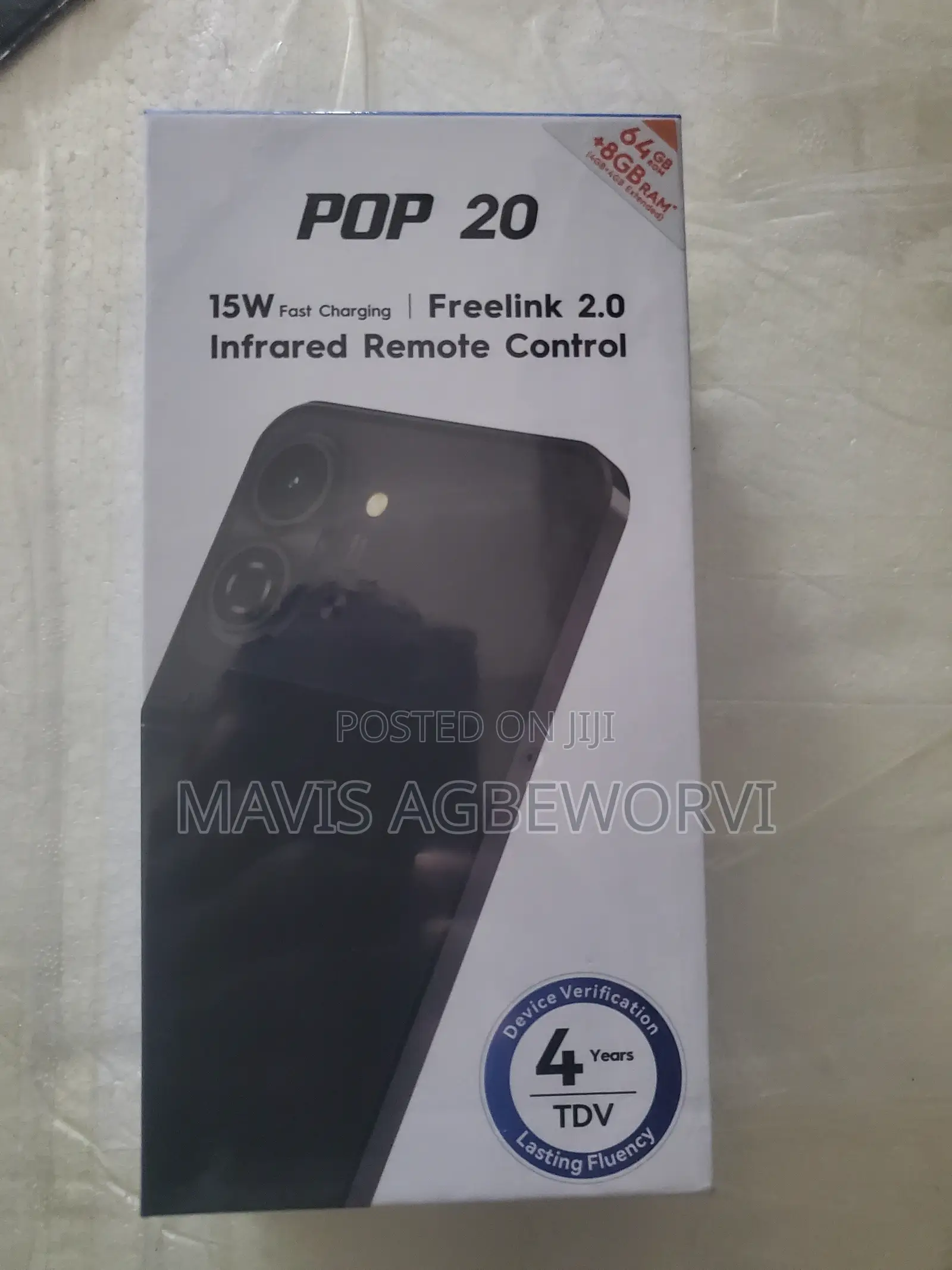 New Tecno Pop 20 128 GB Gray