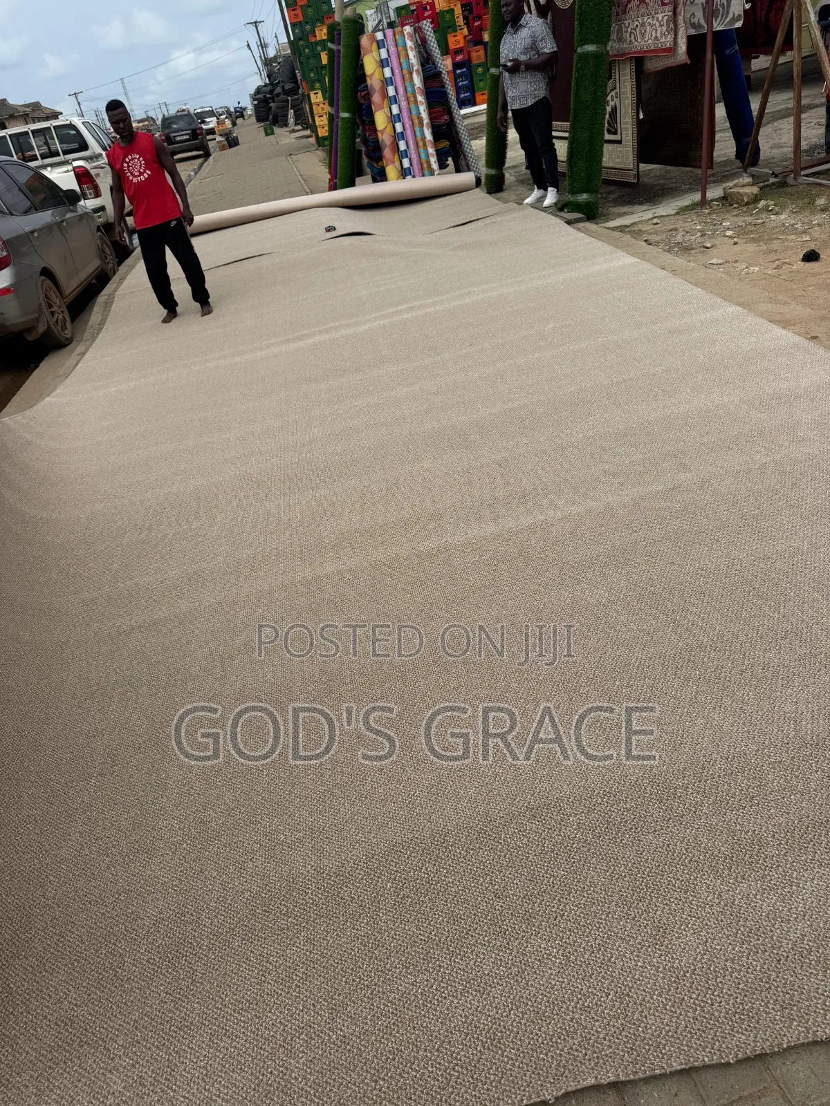 Light Brown Quality and Thick Floor Woolen Carpet