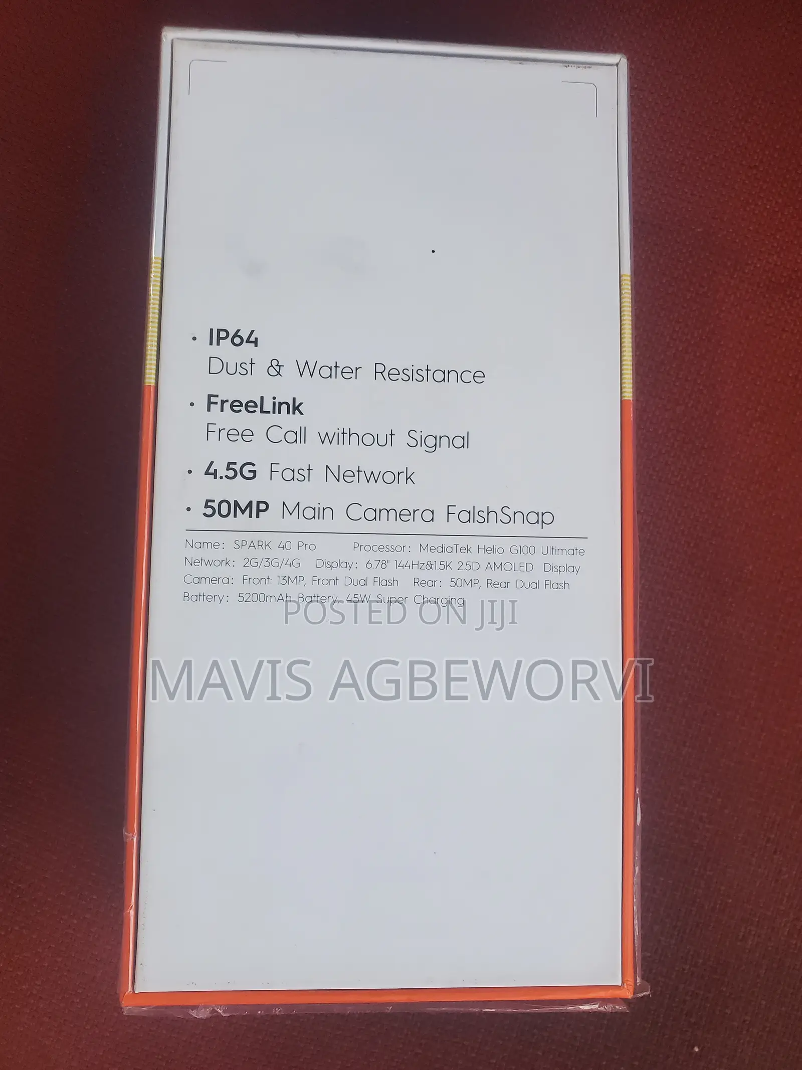 New Tecno Spark 40 Pro 256 GB Black