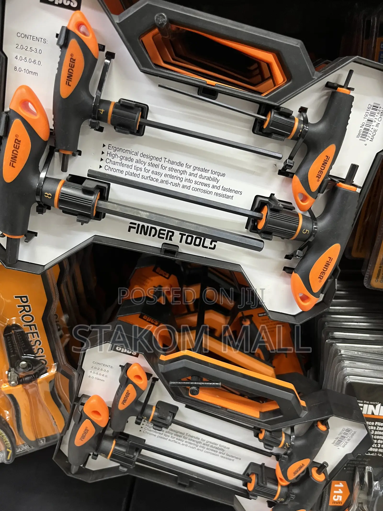 8pcs Metric T-Handle Set