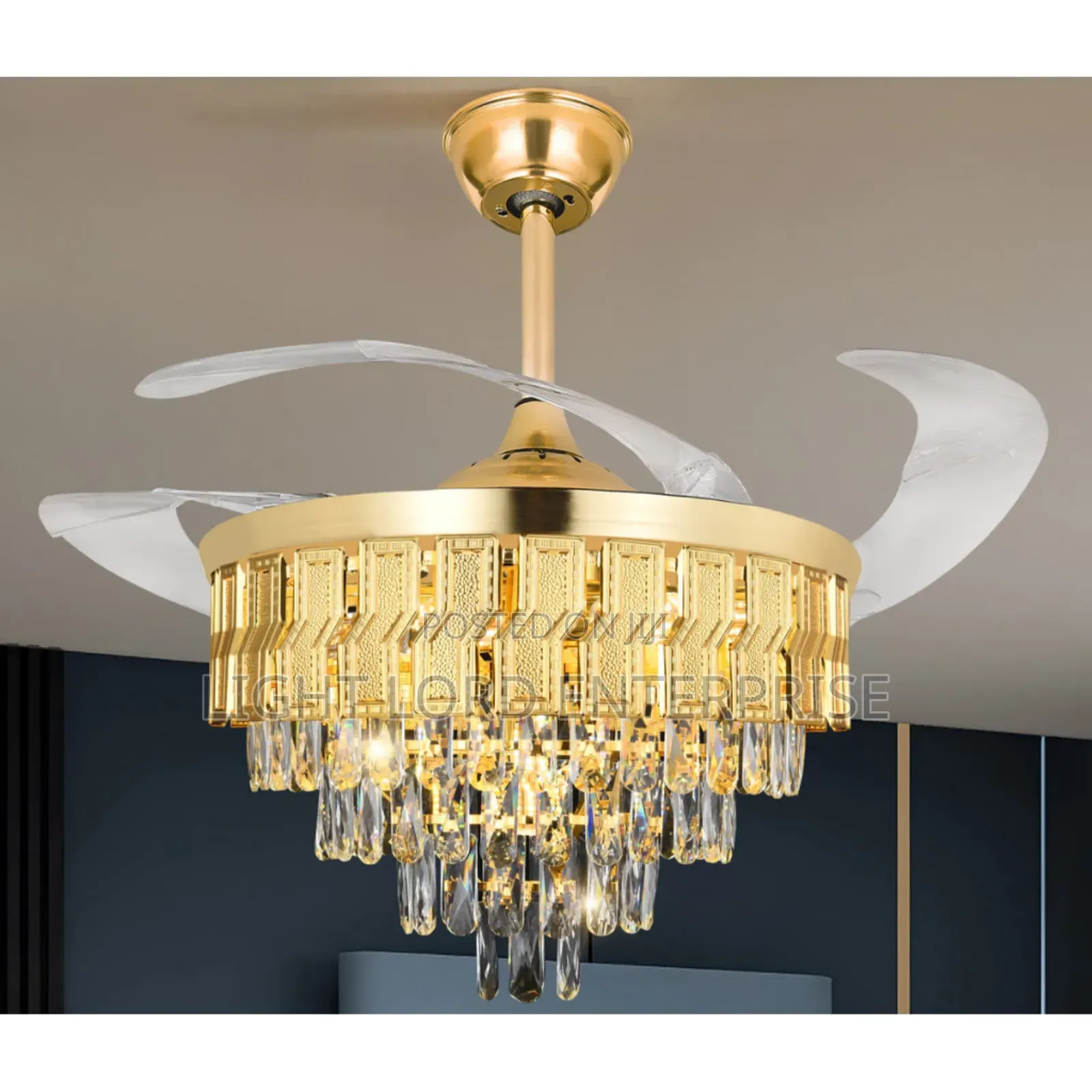 Jibeges Vintage 48inches Fan Light