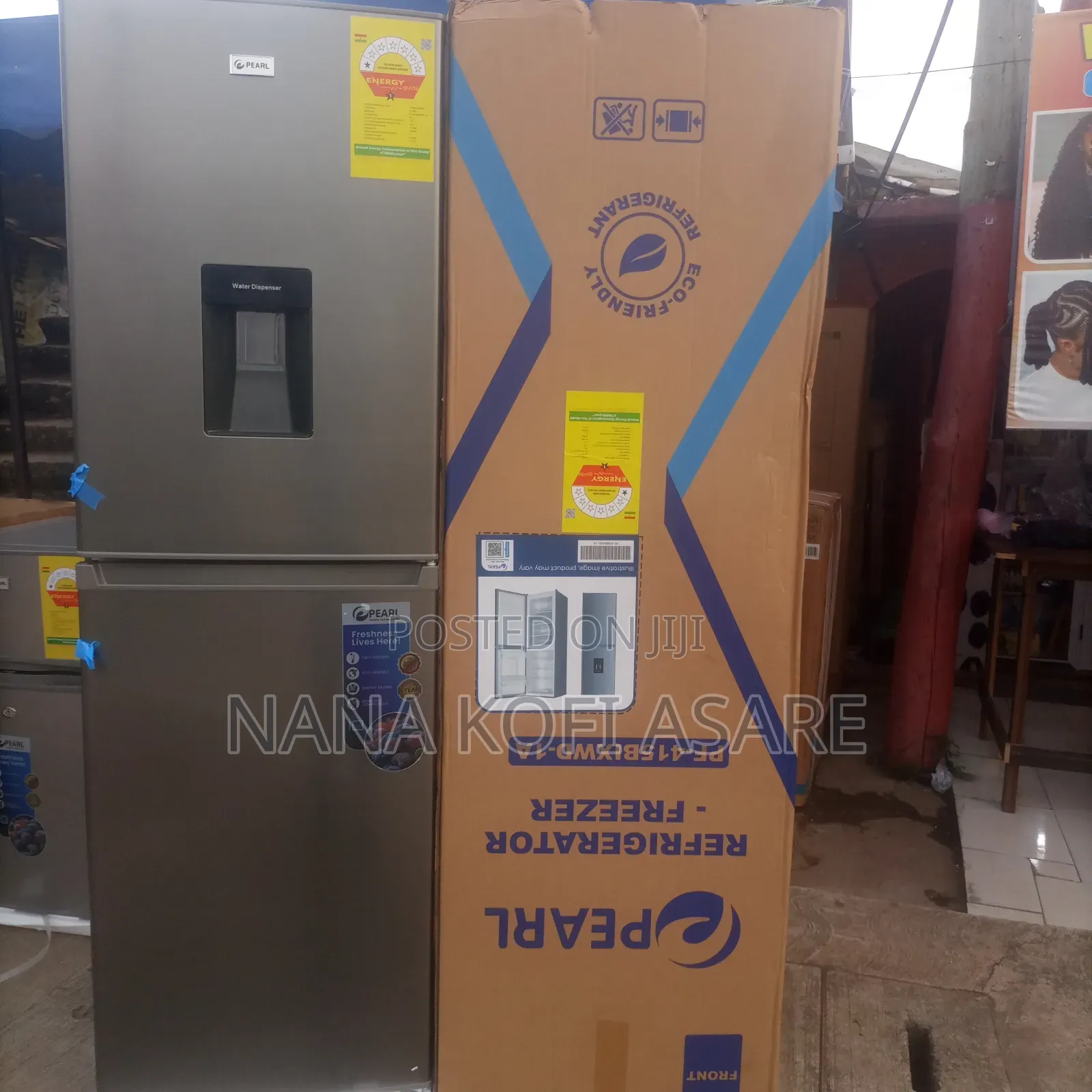Pearl 250 Litres Buttom Freezer Refrigerator With Water Dispenser
