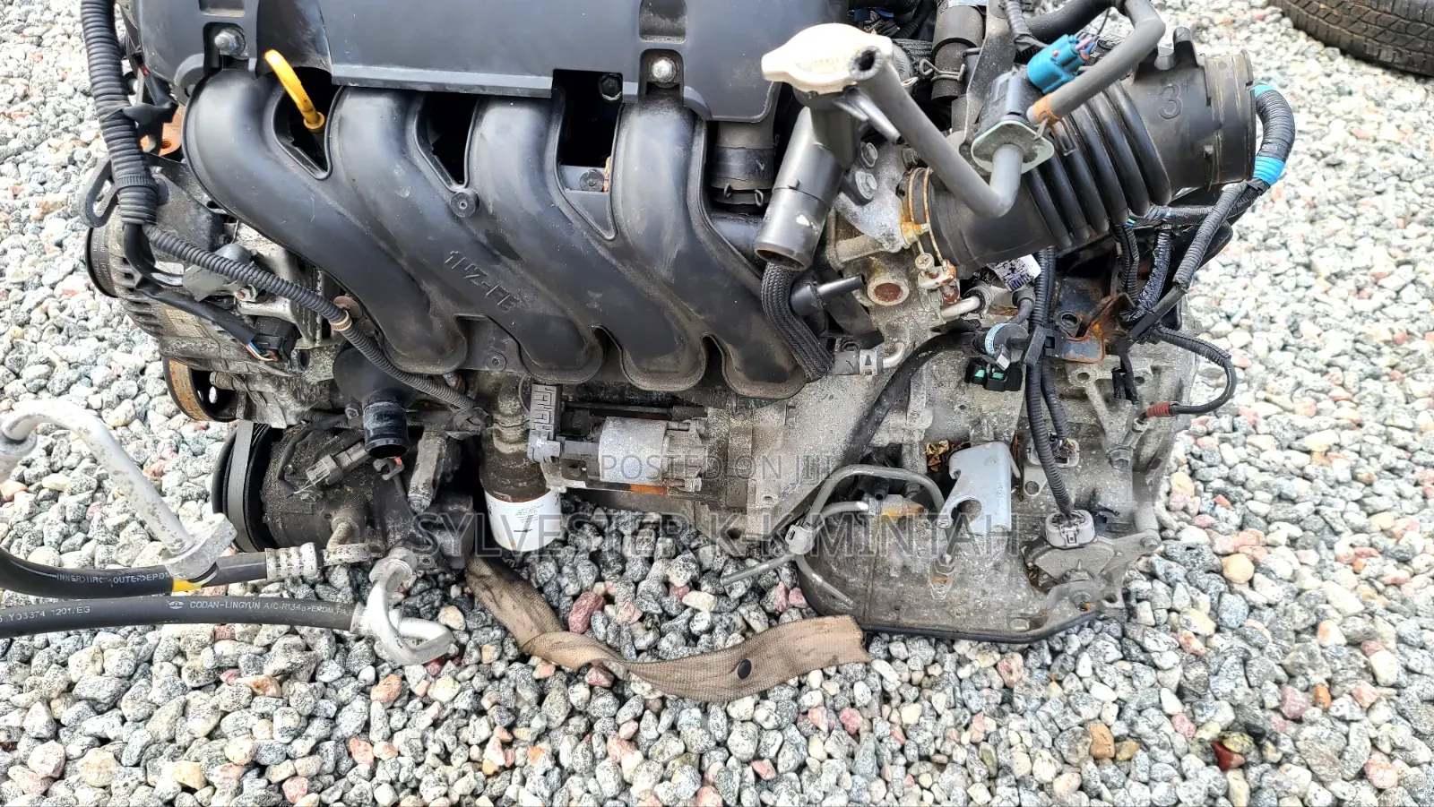 Yaris 2008 Engine 4 Plugs