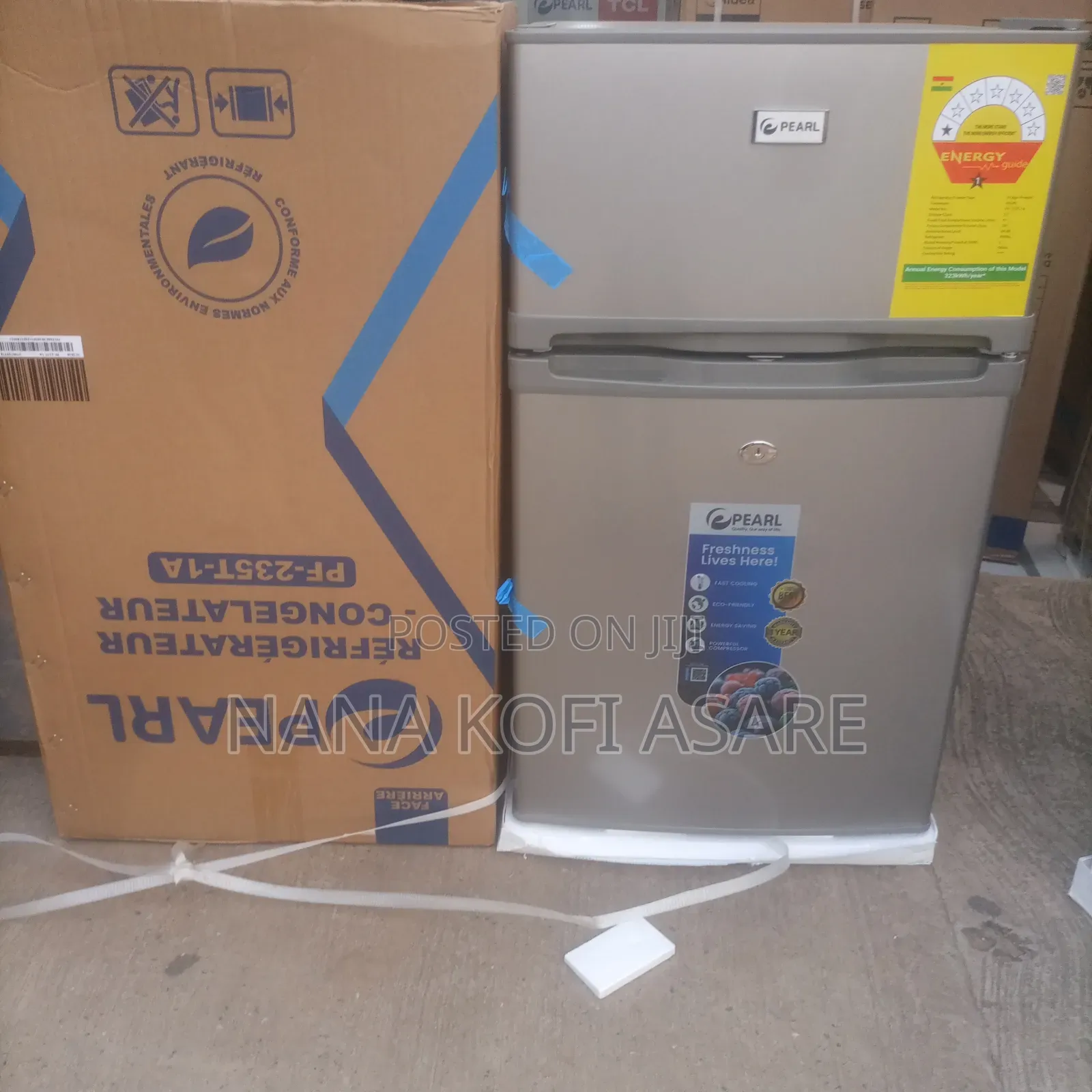 Pearl 85litres Table Top Double Door Refrigerator