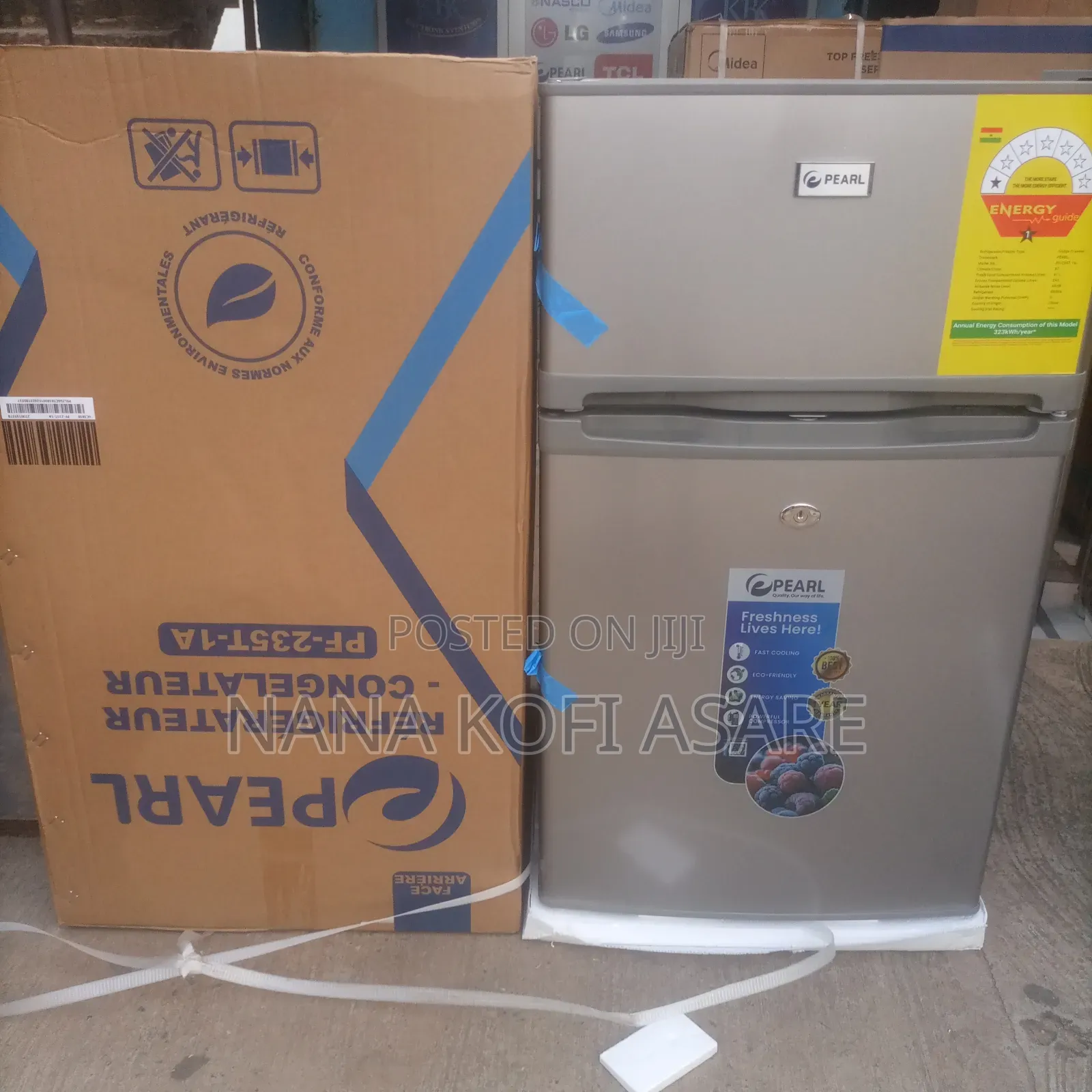 Pearl 85litres Table Top Double Door Refrigerator