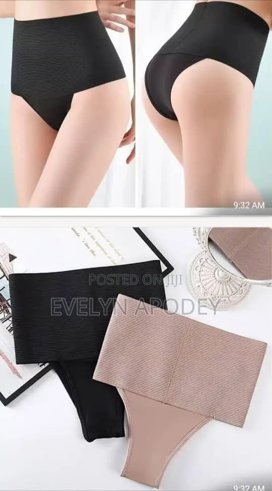 Women Seamless Tummy Control Thong Panties, Women Waist Cincher Pant