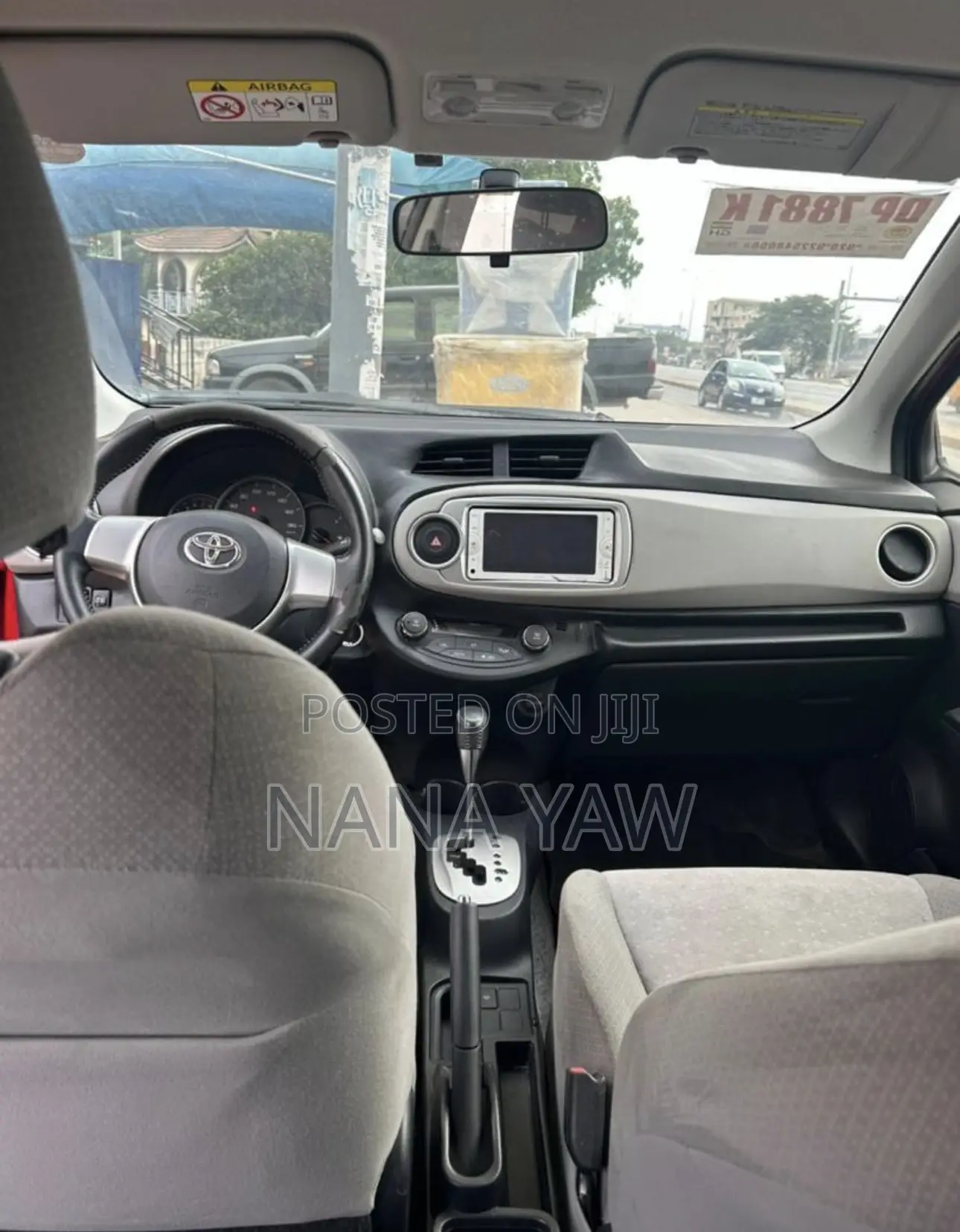 Toyota Vitz 2015 Red