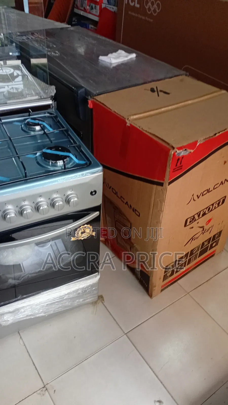 Volcano 4 Burner Cooker With Grill Oven