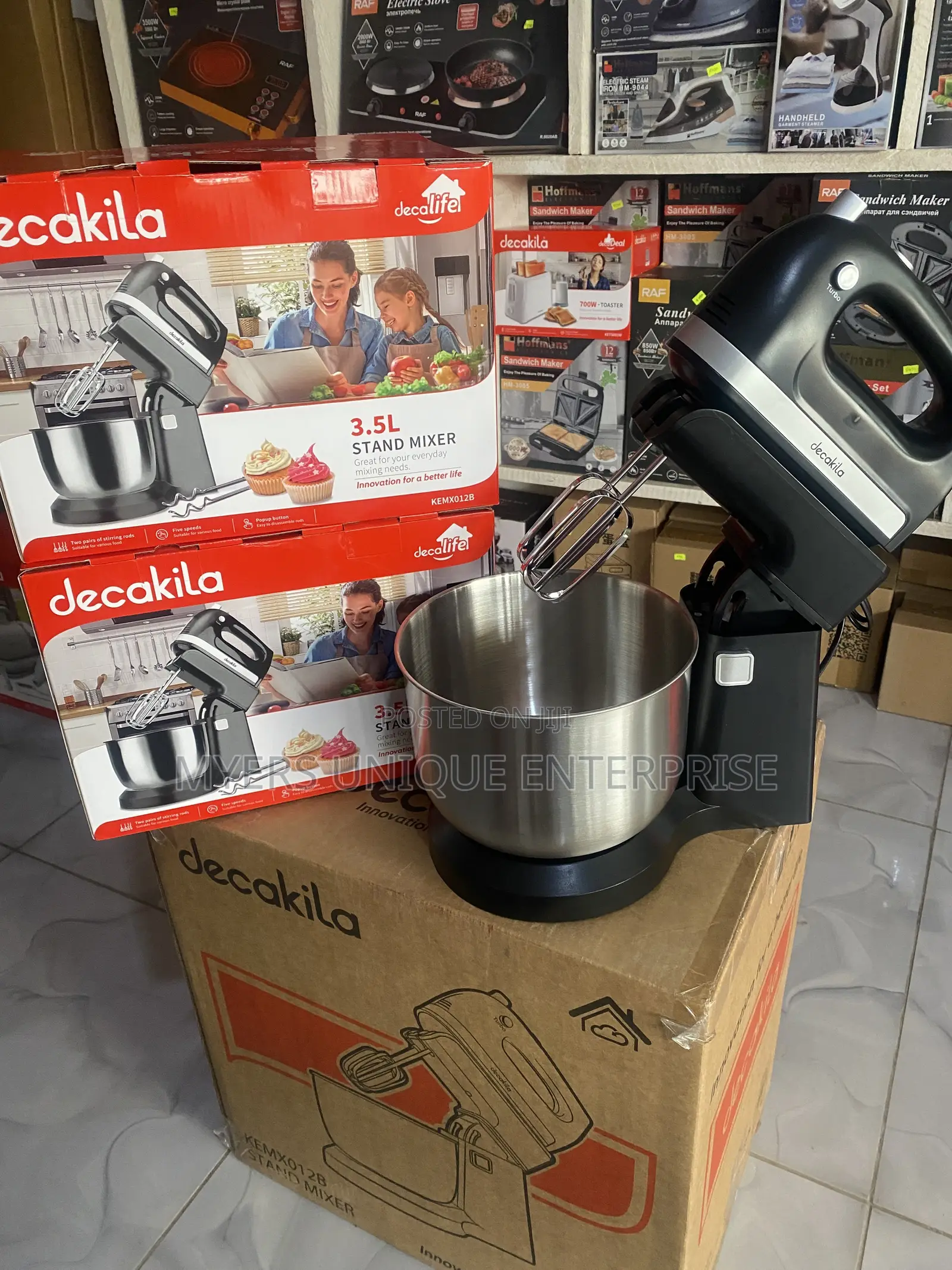 Multi Speed 5+Turbo Stand Mixer-Decakila 3.5l
